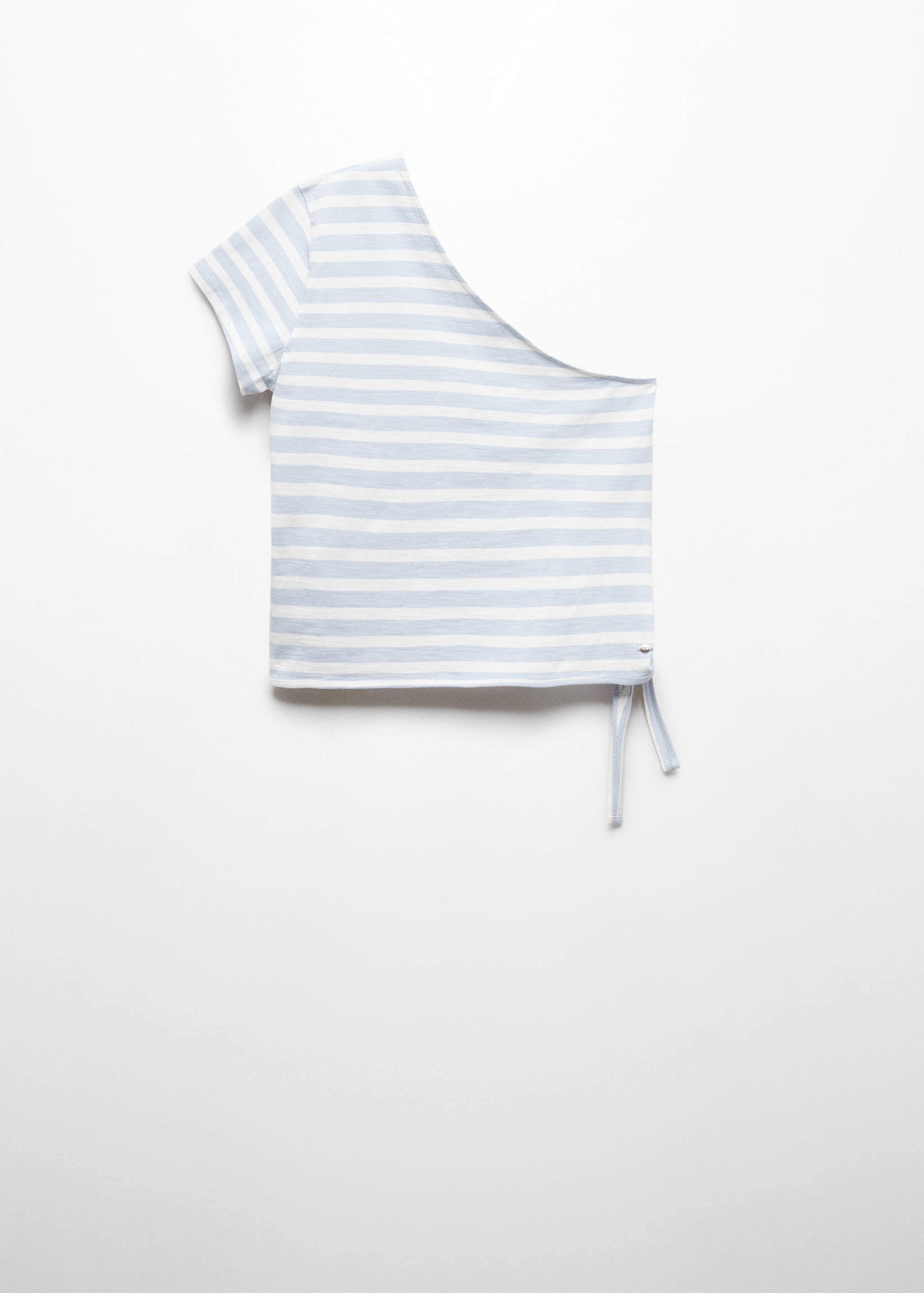 Asymmetrical t-shirt with bow - Article without model