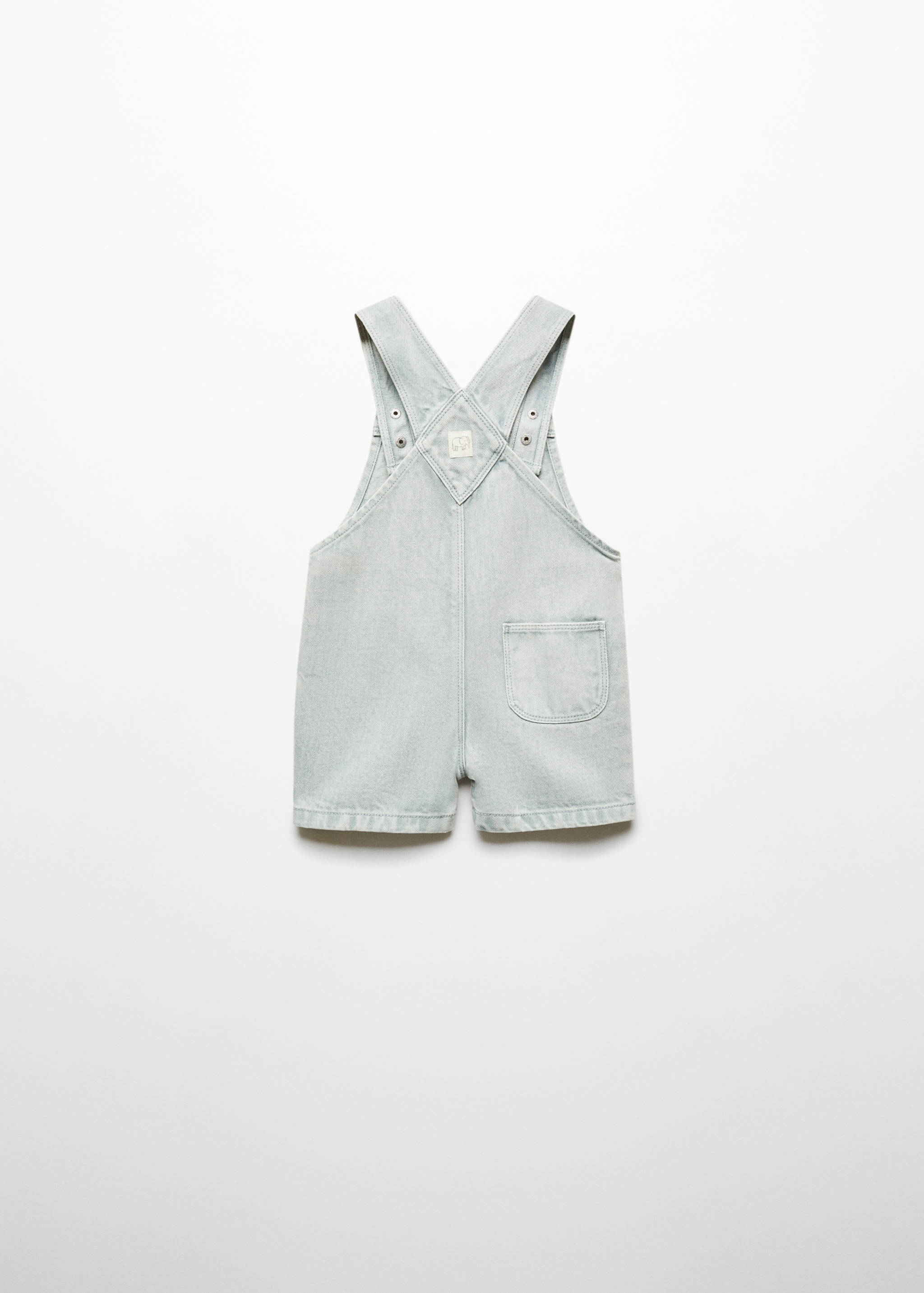 Denim jumpsuit short - Reverse of the article
