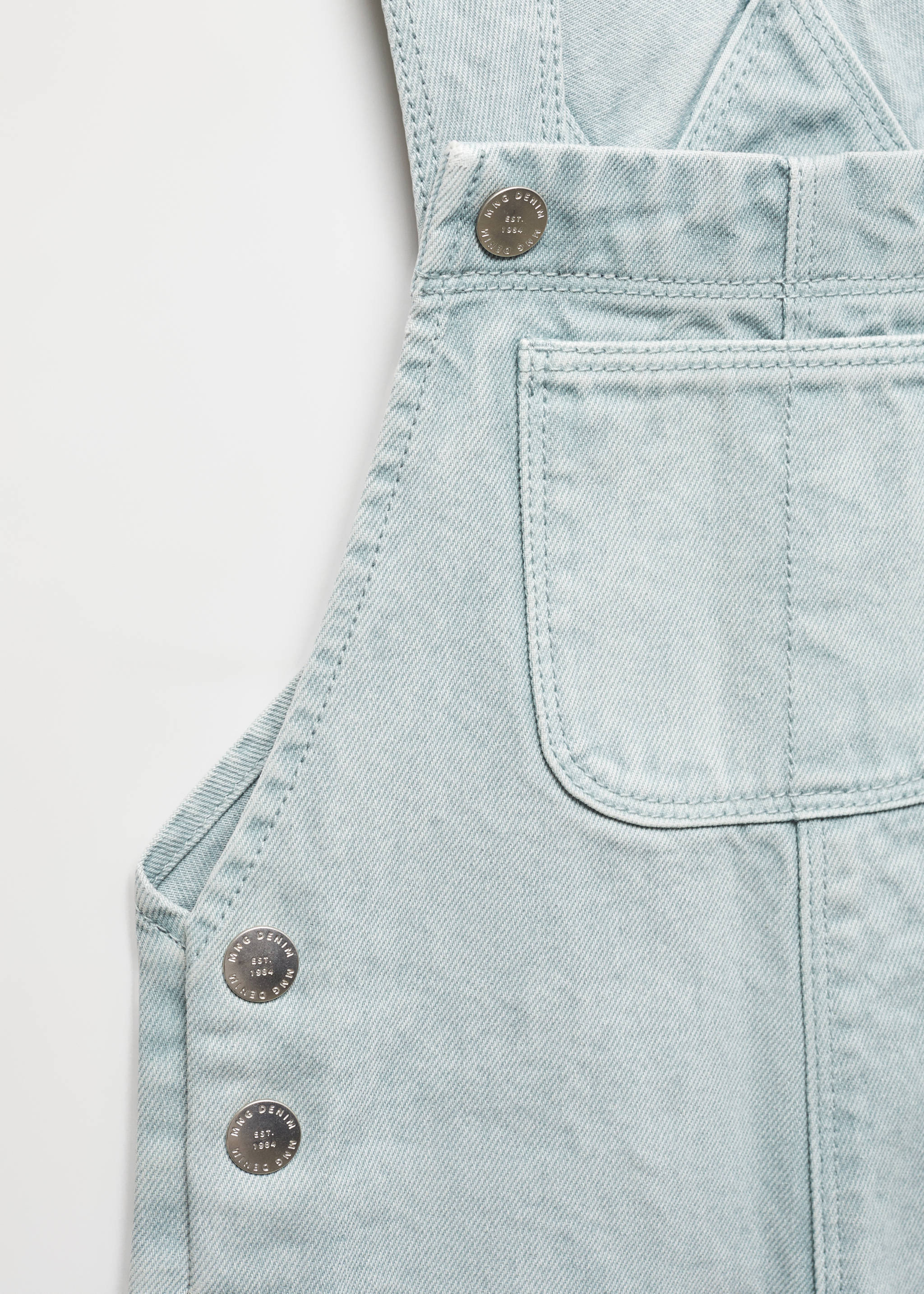Denim jumpsuit short - Details of the article 8