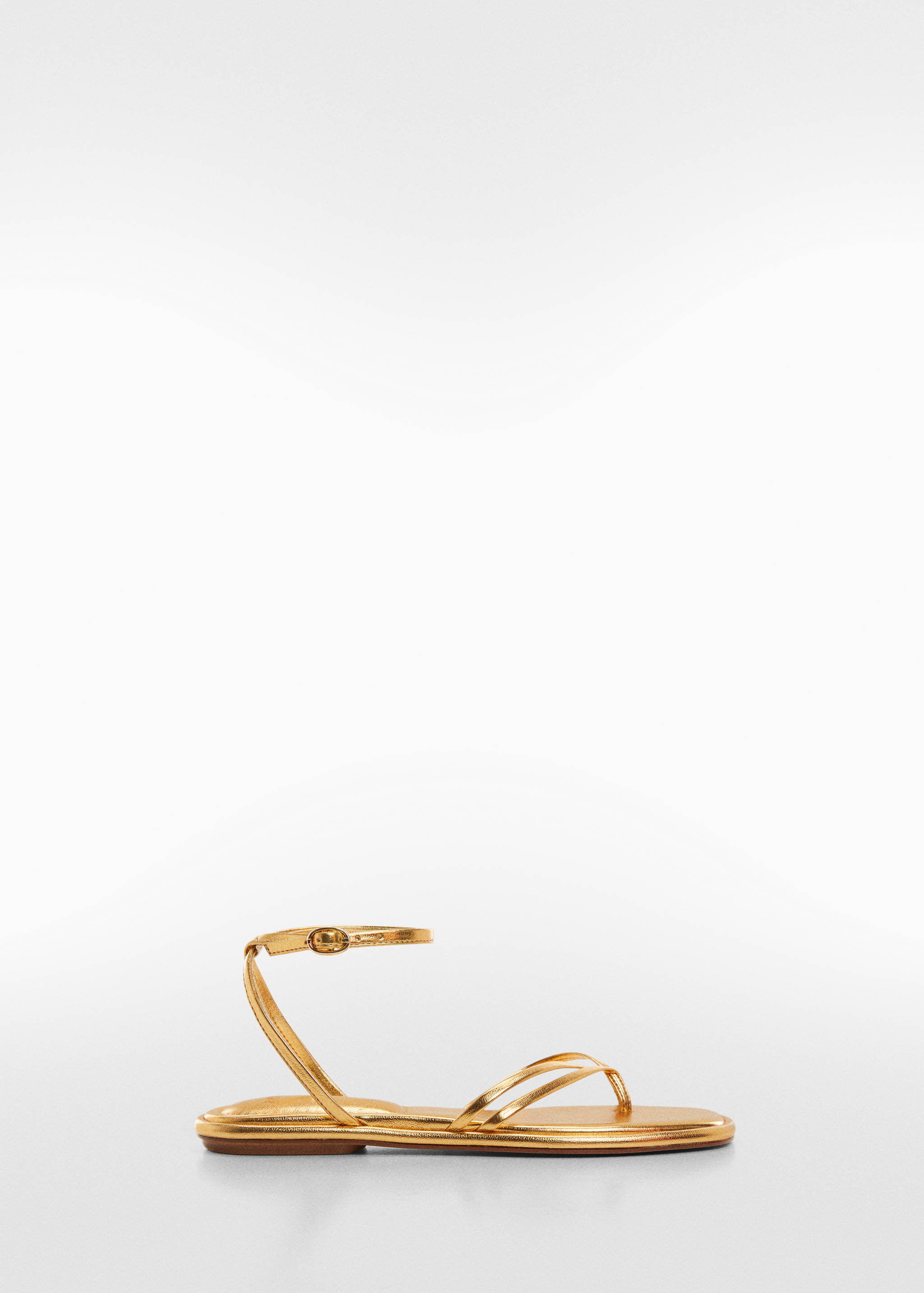 Metallic straps sandals - Article without model