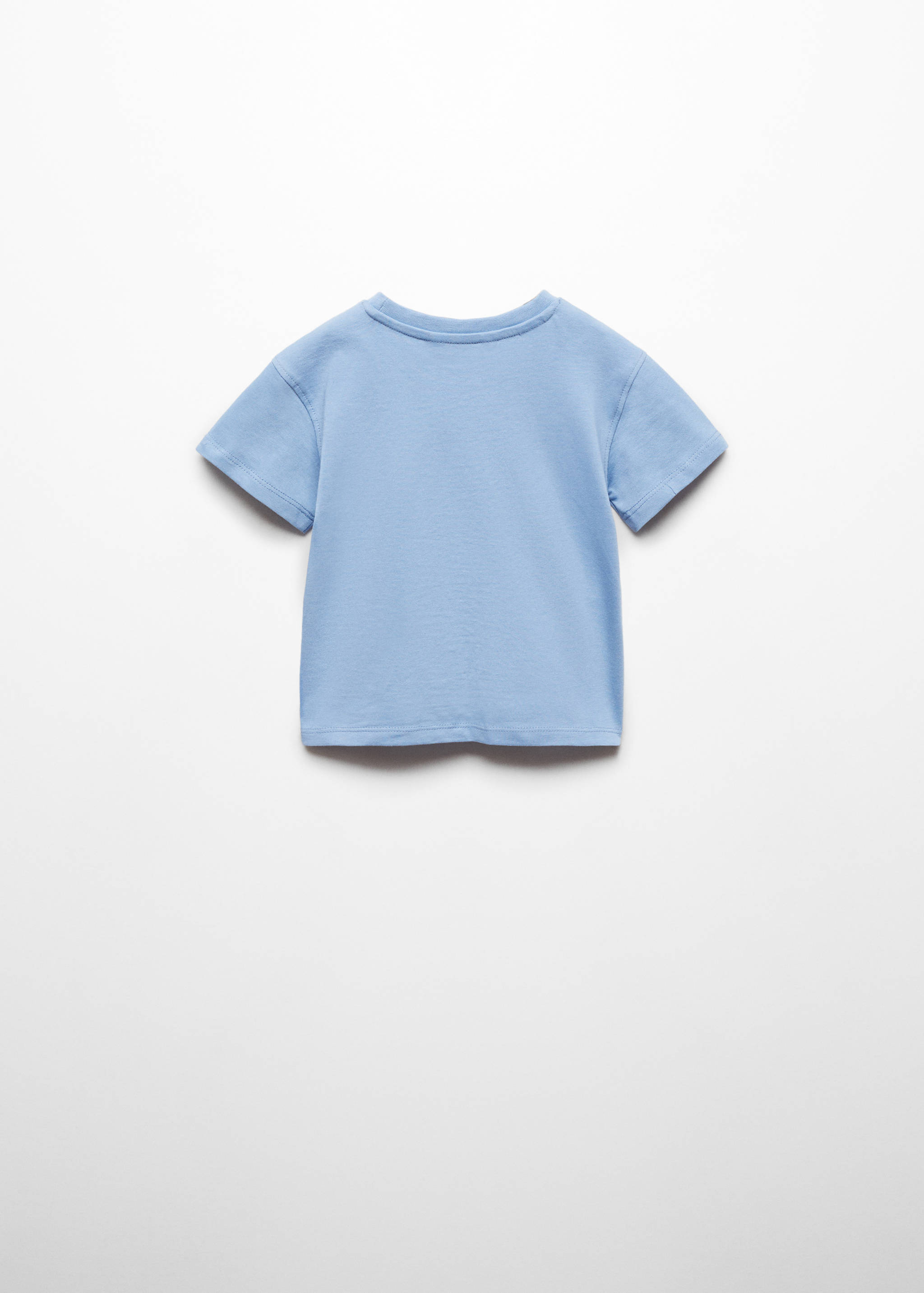 Printed cotton-blend T-shirt - Reverse of the article