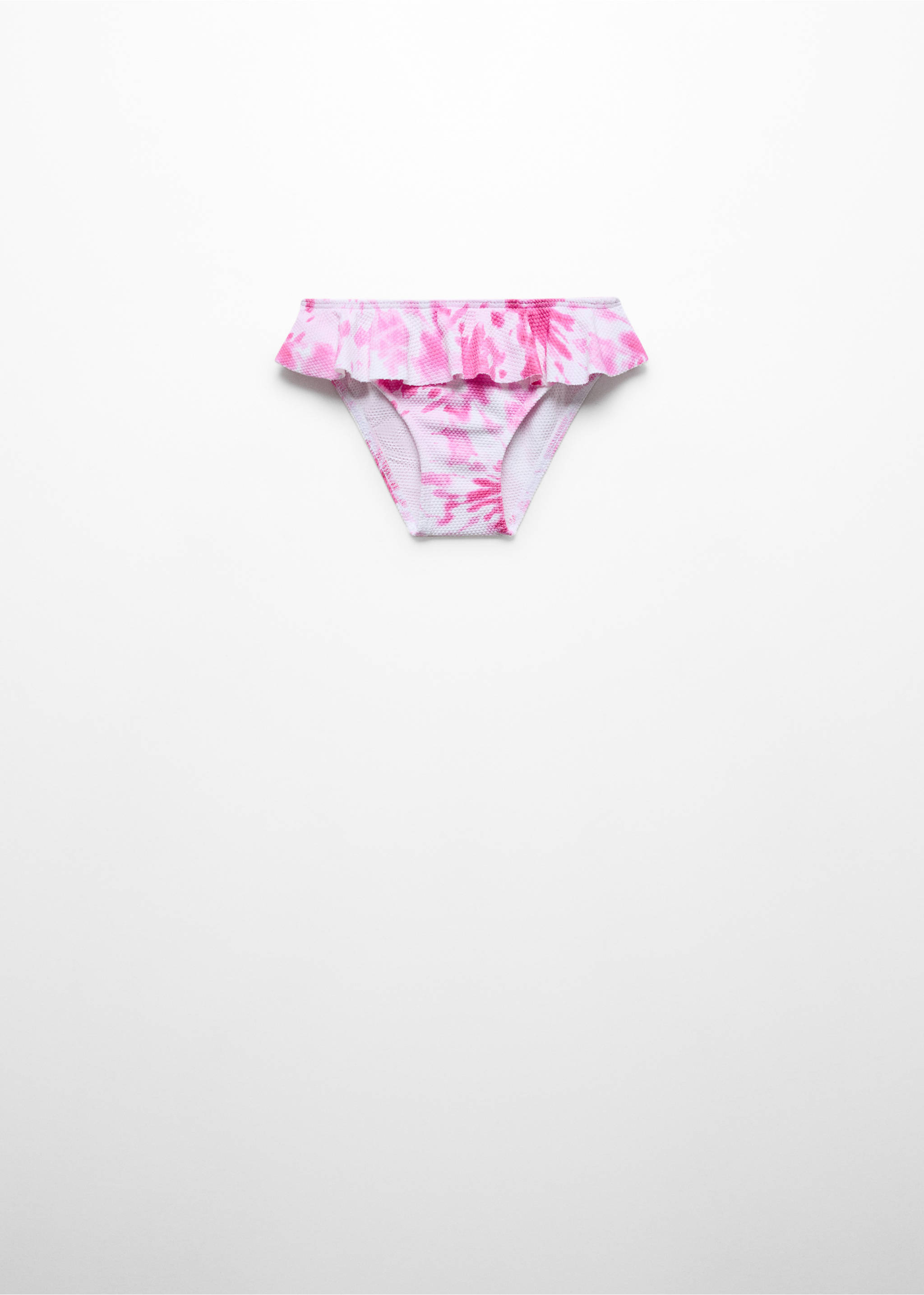 Printed bikini bottom - Article without model, Fuchsia. Ref: 67076751-00.