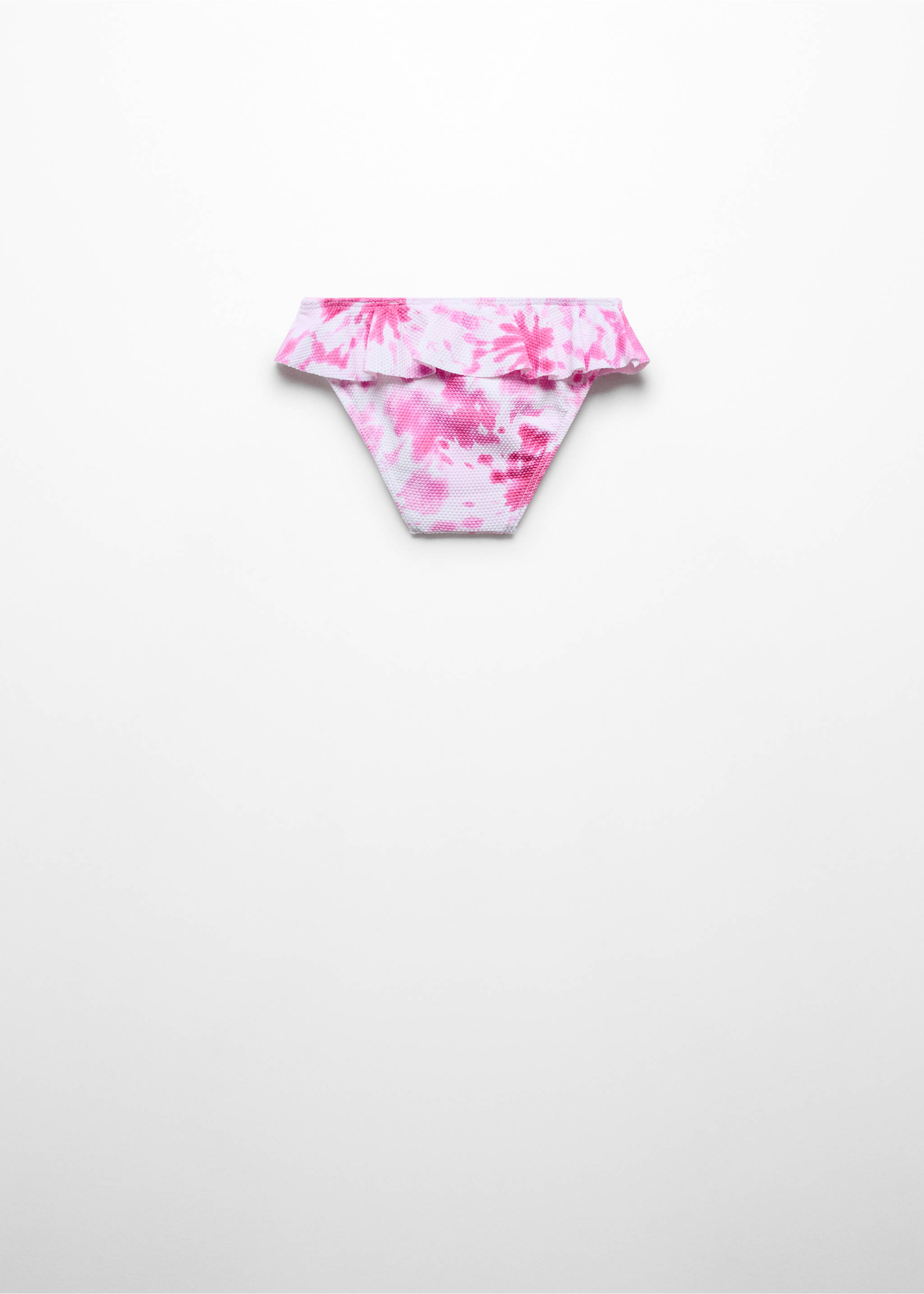 Printed bikini bottom - Reverse of the article, Fuchsia. Ref: 67076751-00.