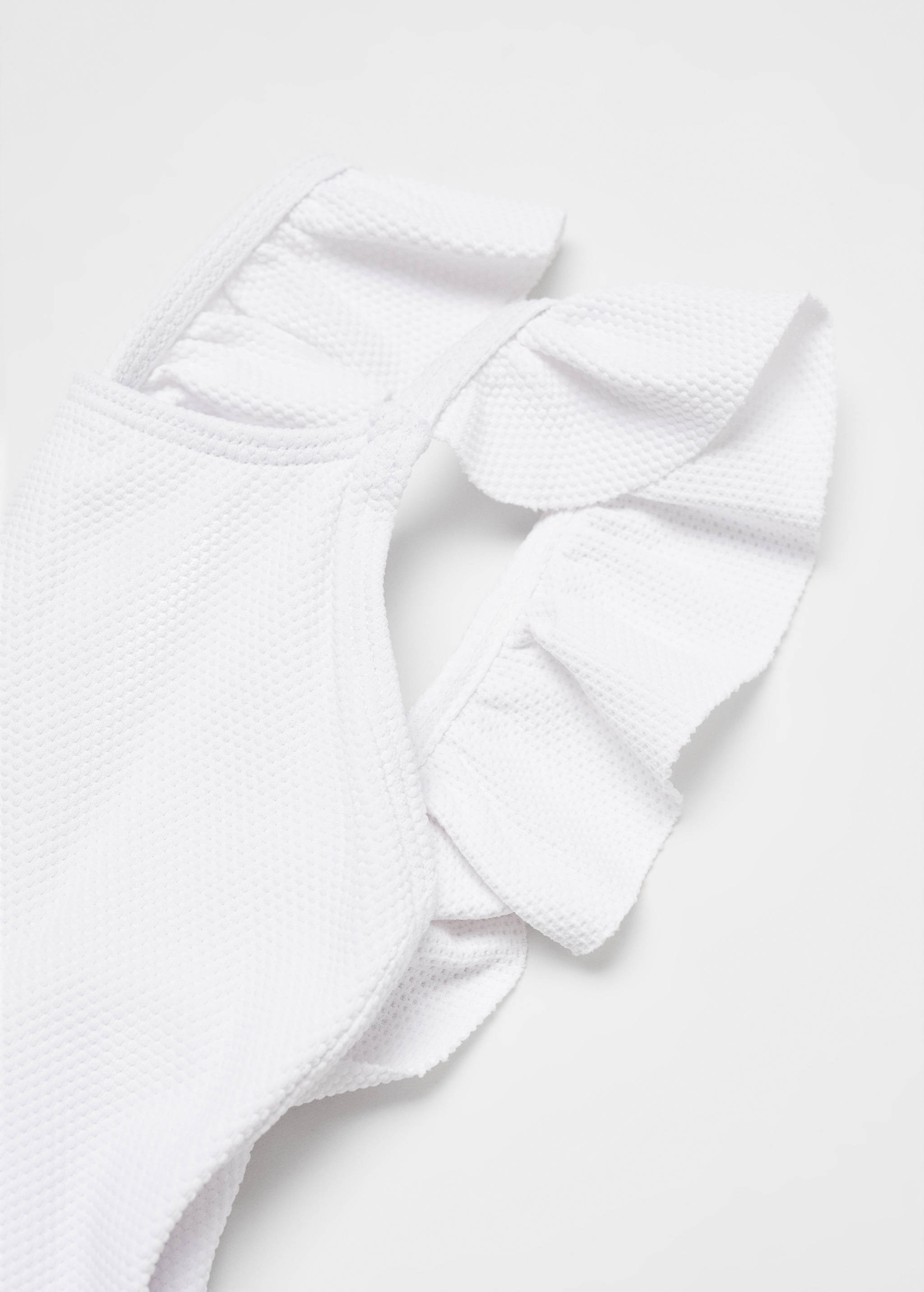 Texture ruffle swimsuit - Details of the article 0