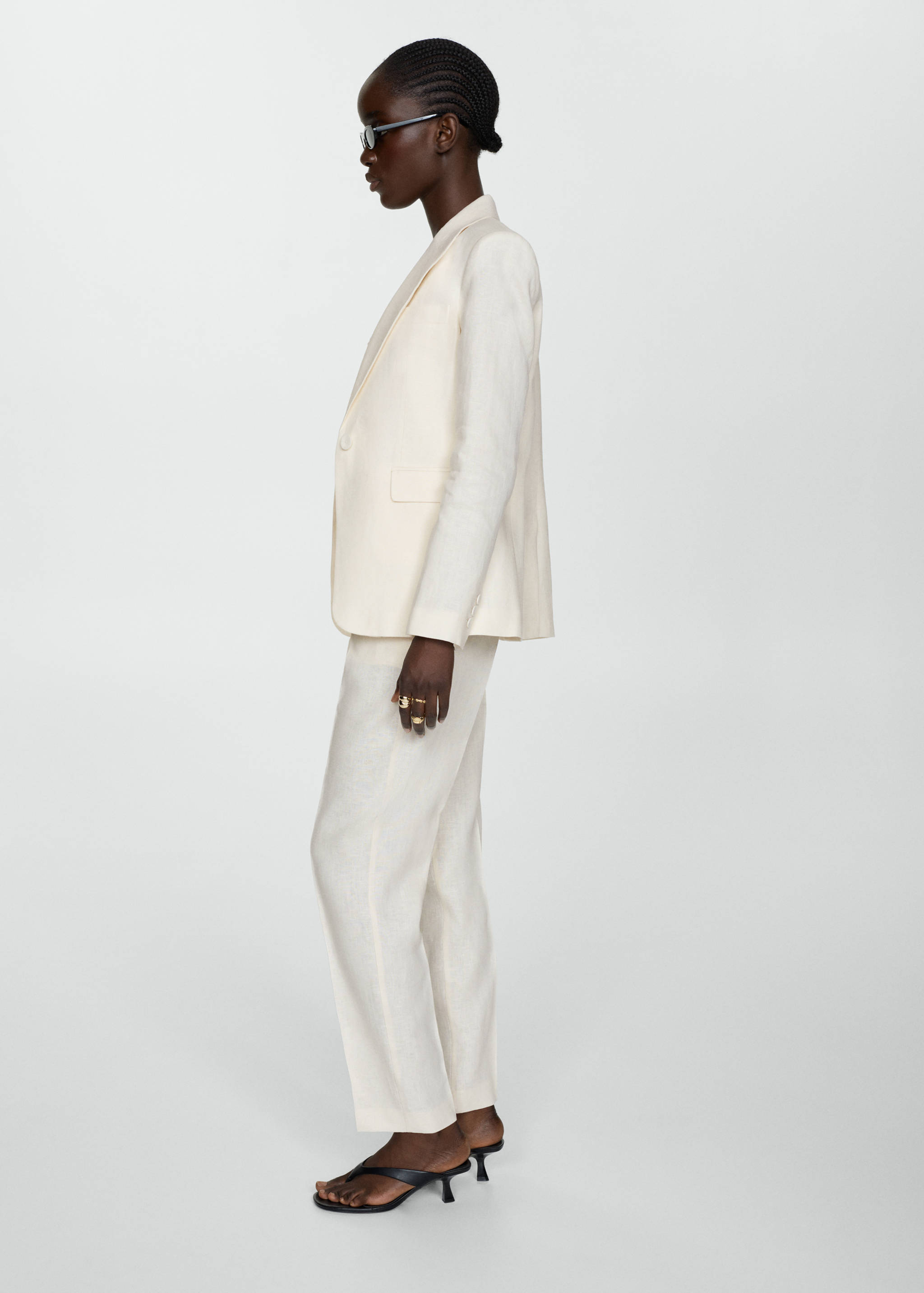 100% linen suit jacket - Details of the article 2