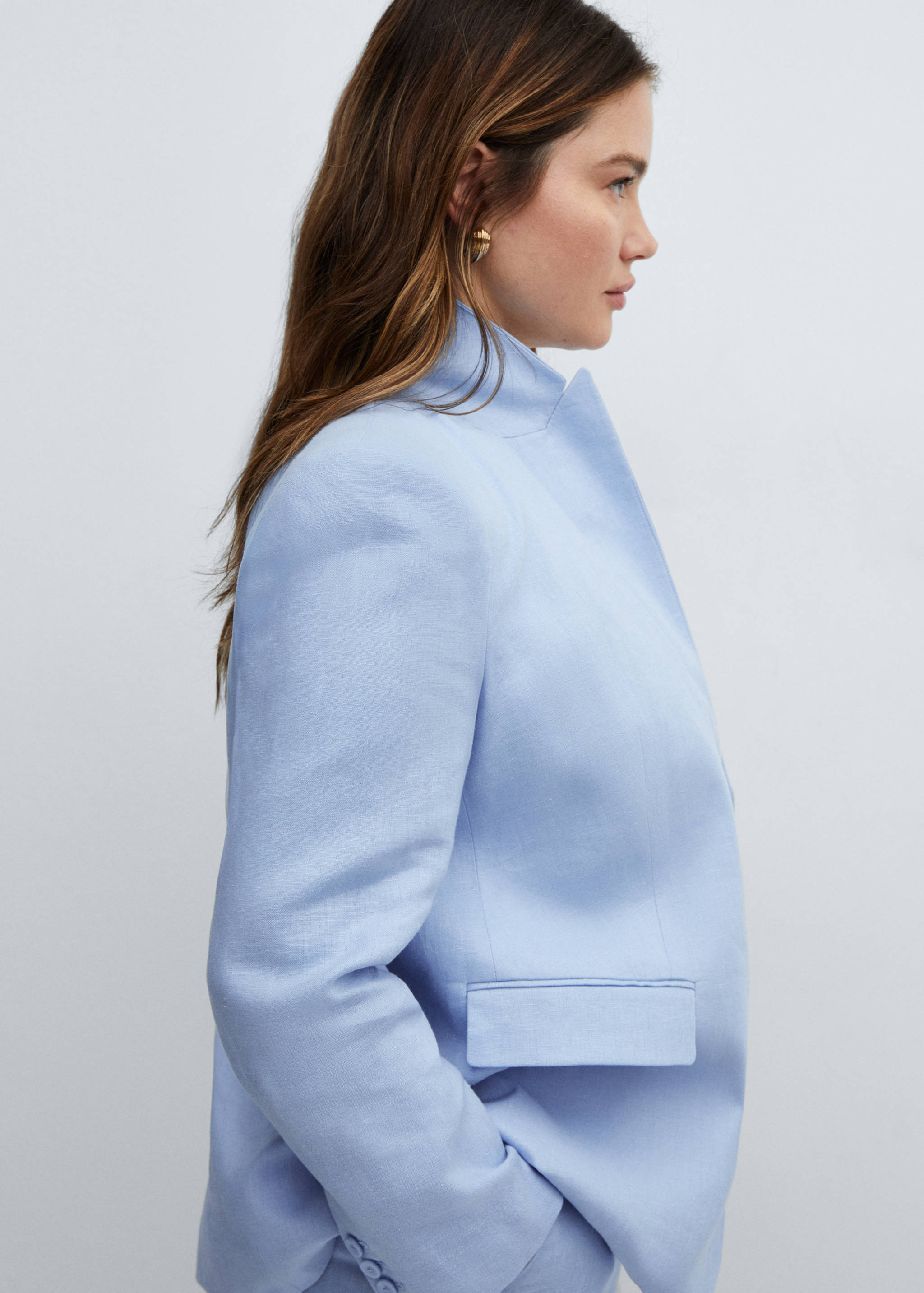 100% linen suit jacket - Details of the article 5