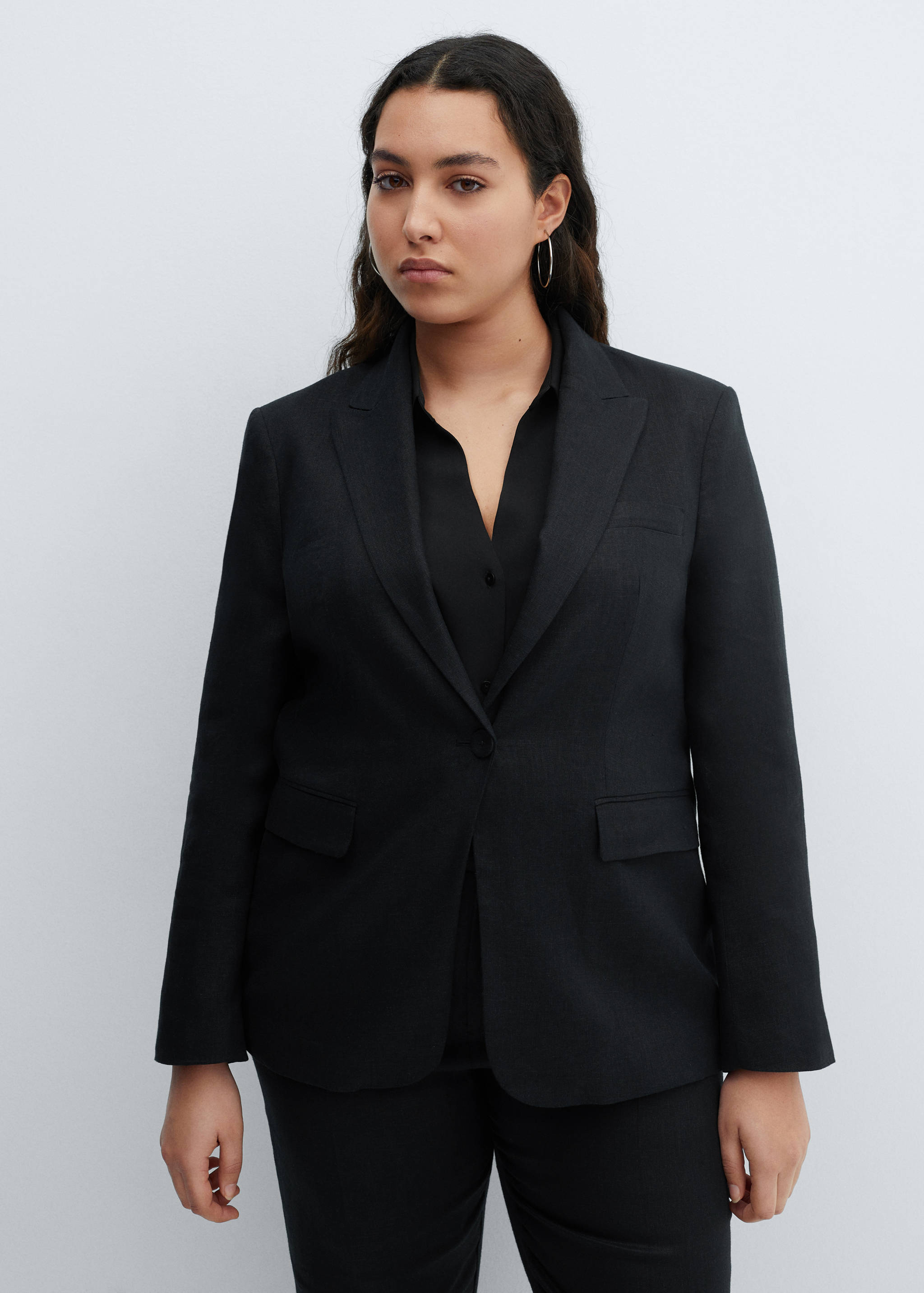 100% linen suit jacket - Details of the article 5