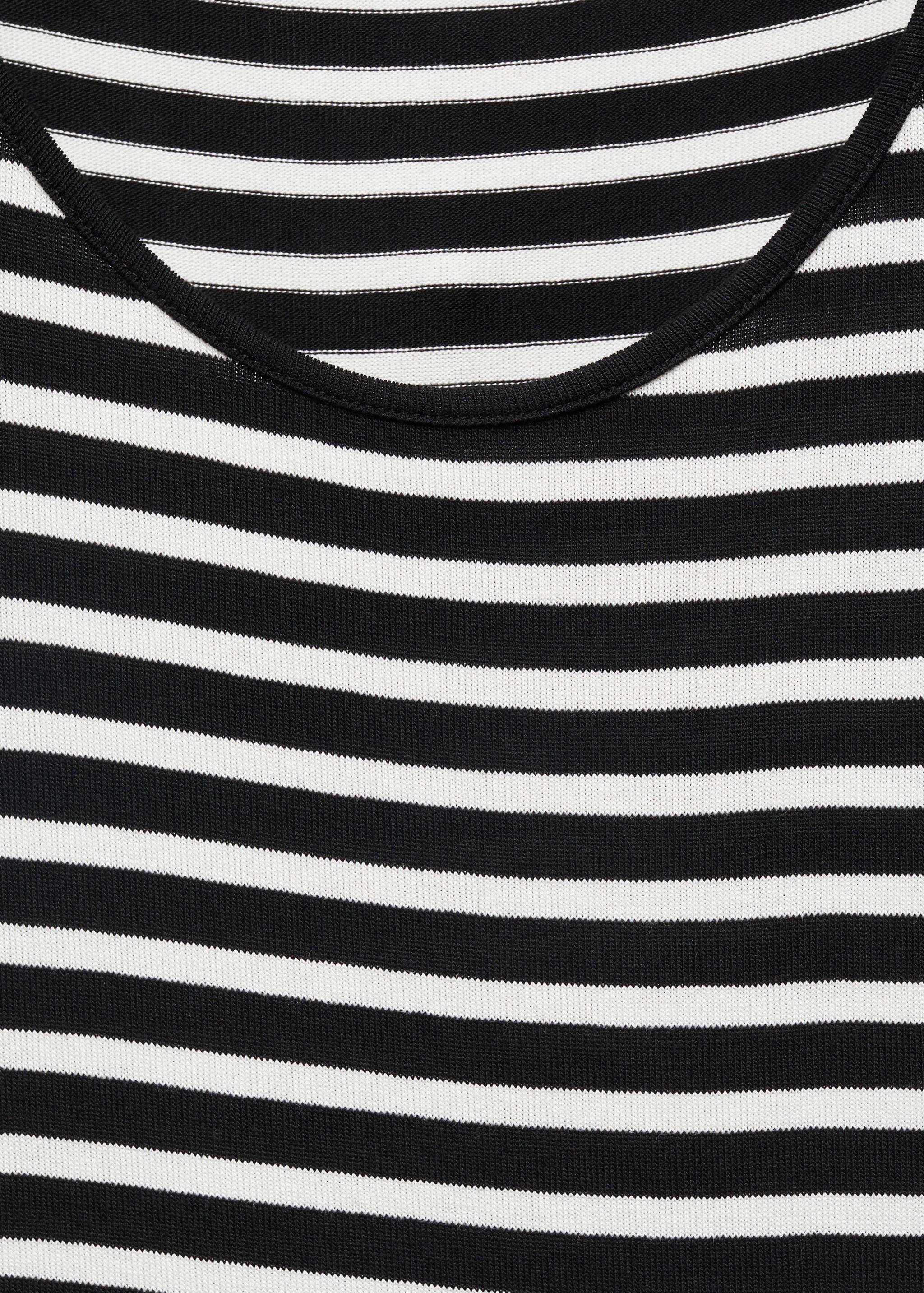 Vestido rayas manga corta - Detalle del artículo 8