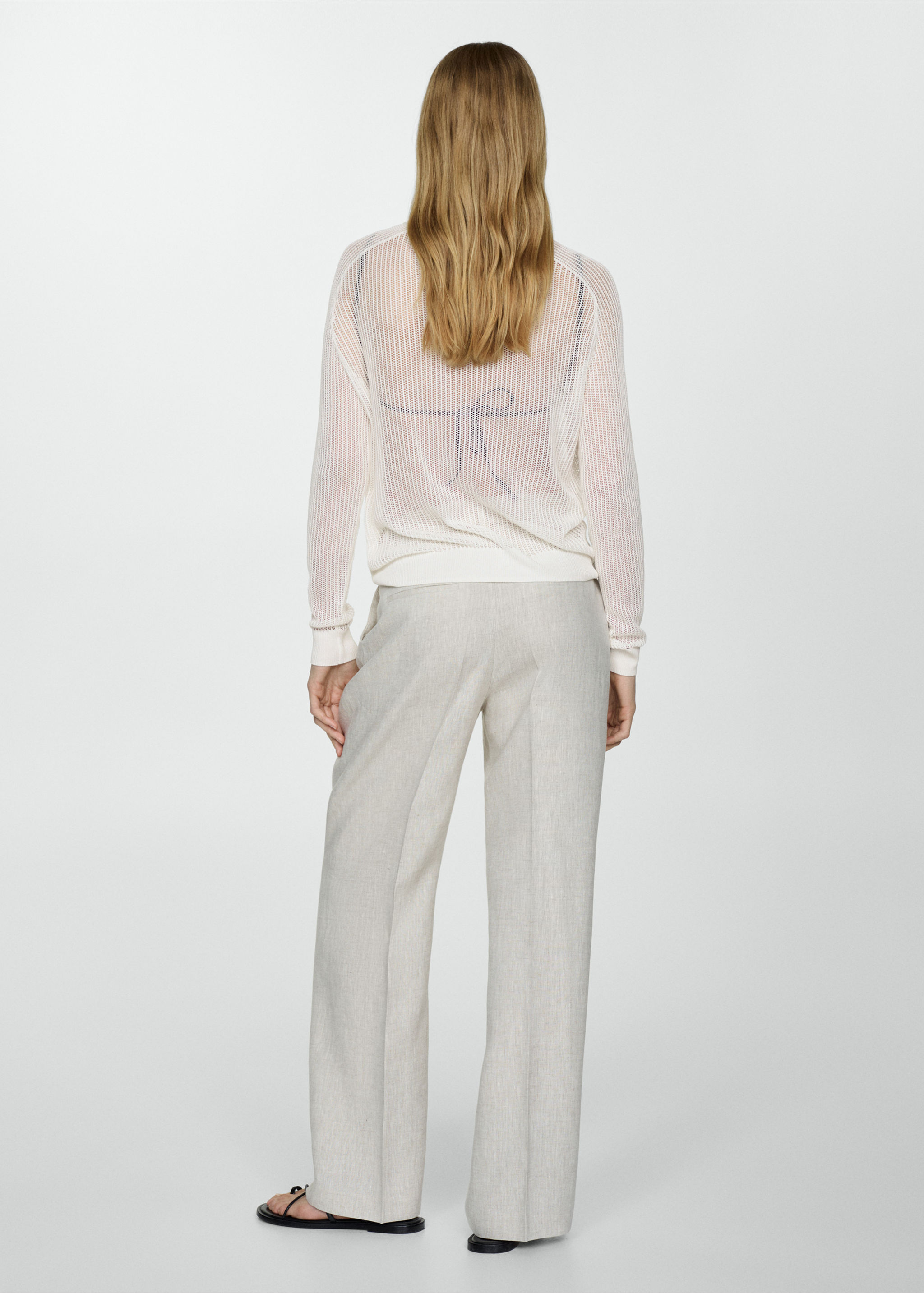 Pull-over semi-transparent maille - Verso de l’article