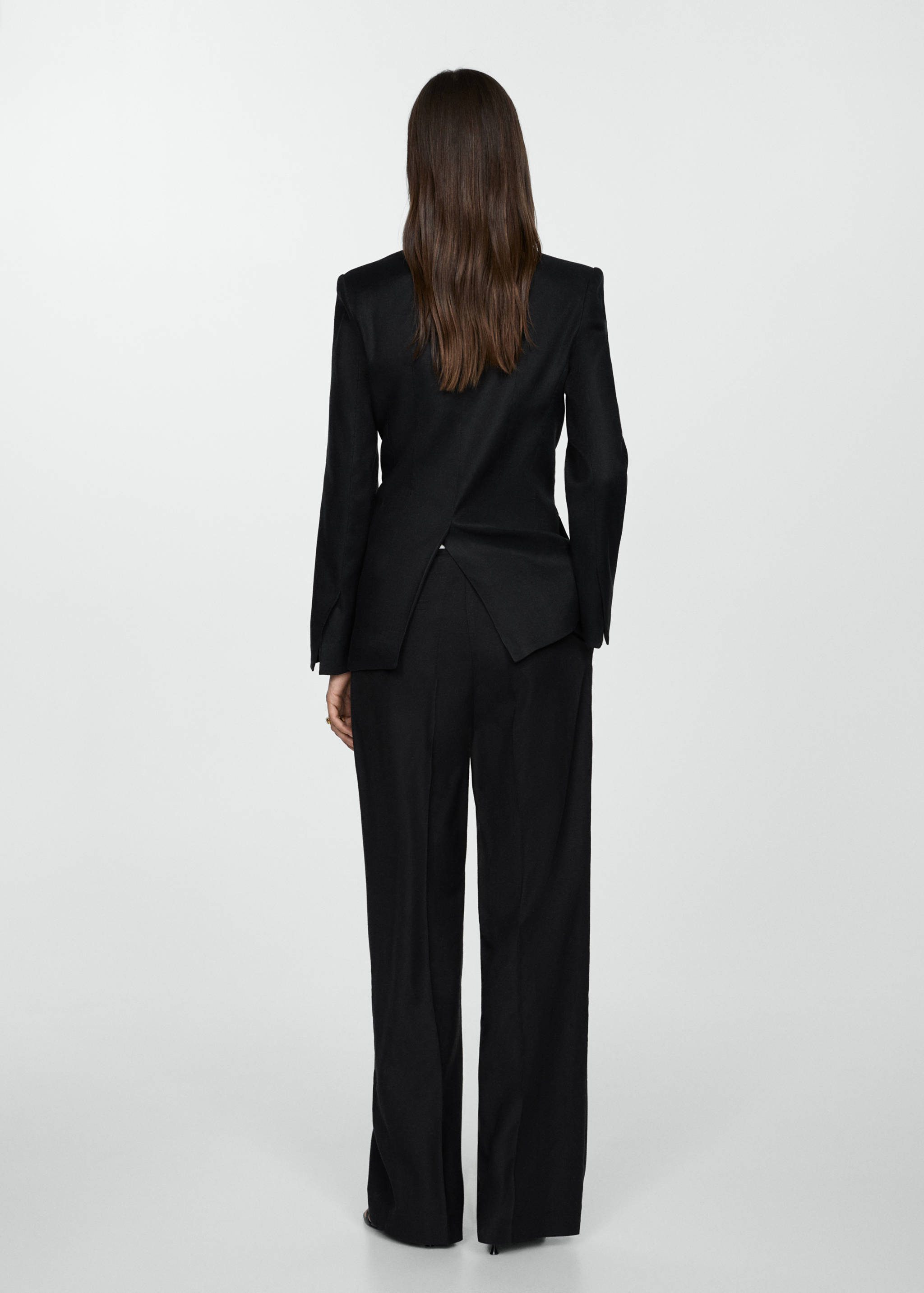 Παντελόνι πιέτες ρέλι αντίθεση - Πίσω όψη προϊόντος