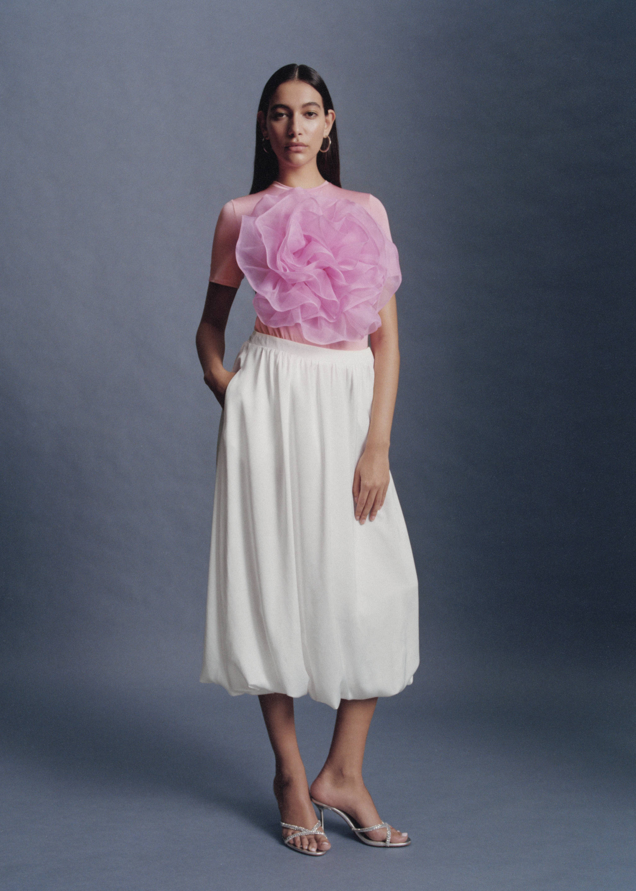 Flared midi-skirt - Details of the article 7