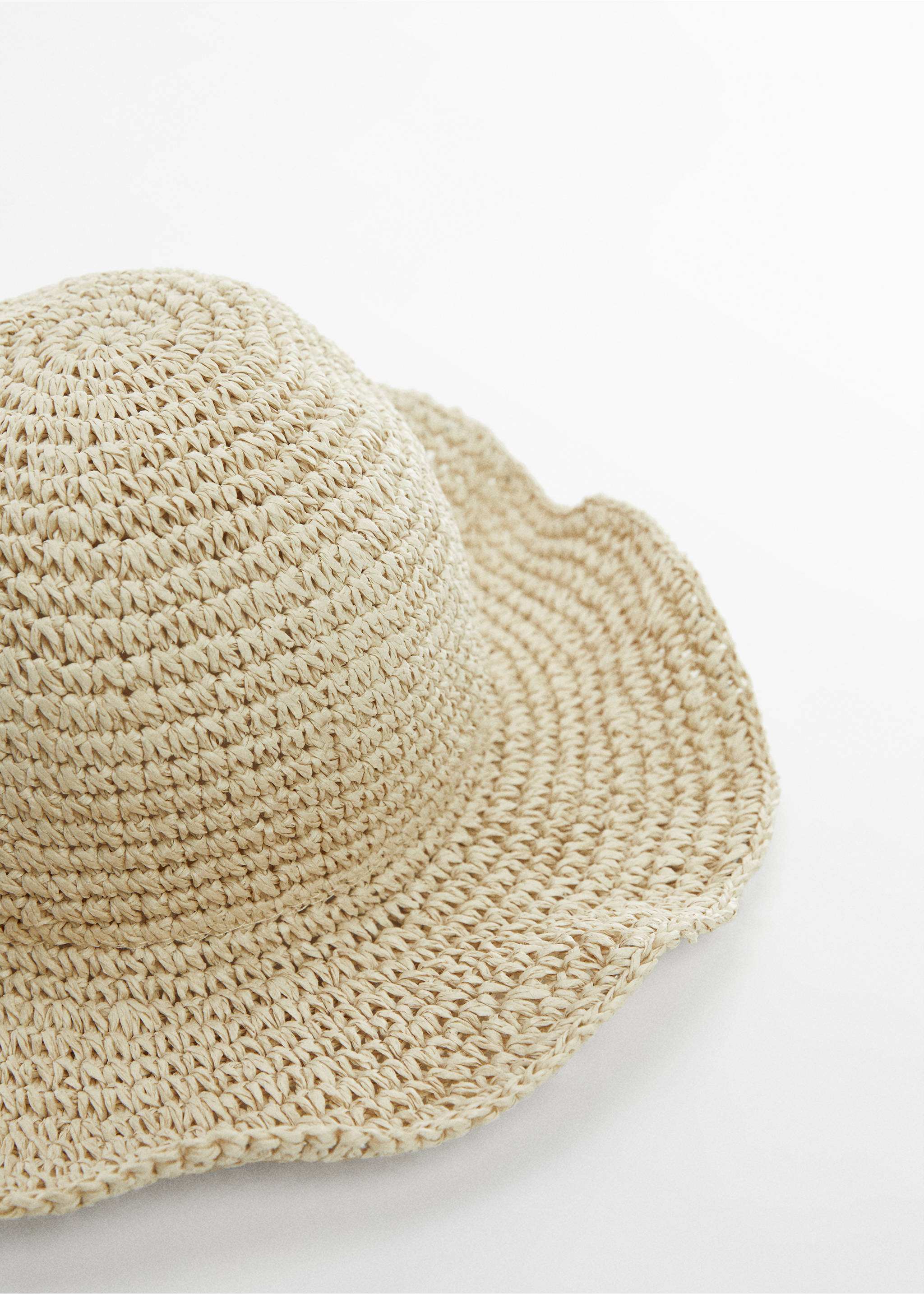 Natural fibre hat - Medium plane, Beige. Ref: 67077683-00.