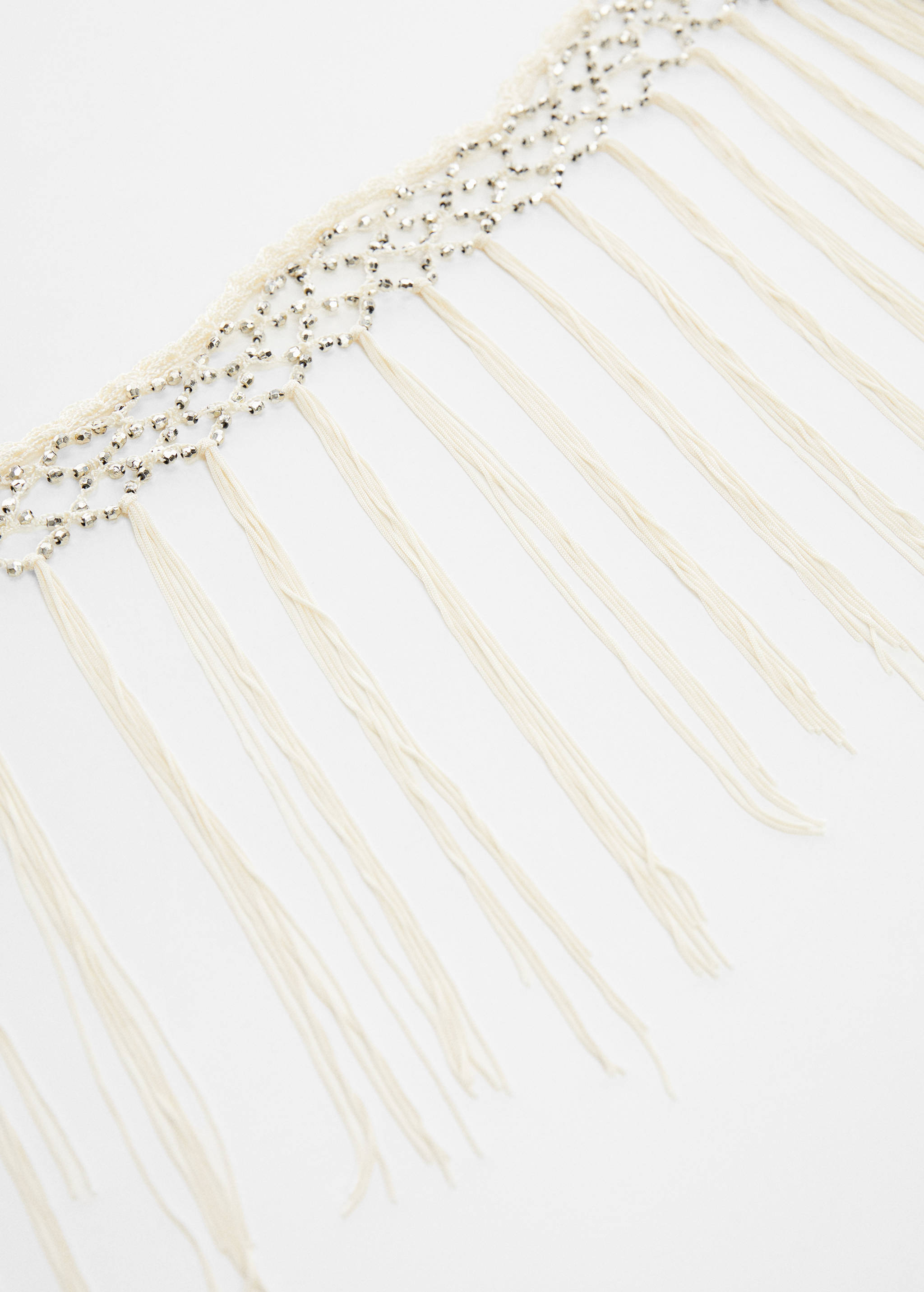 Scarf with beaded detail - Medium plane