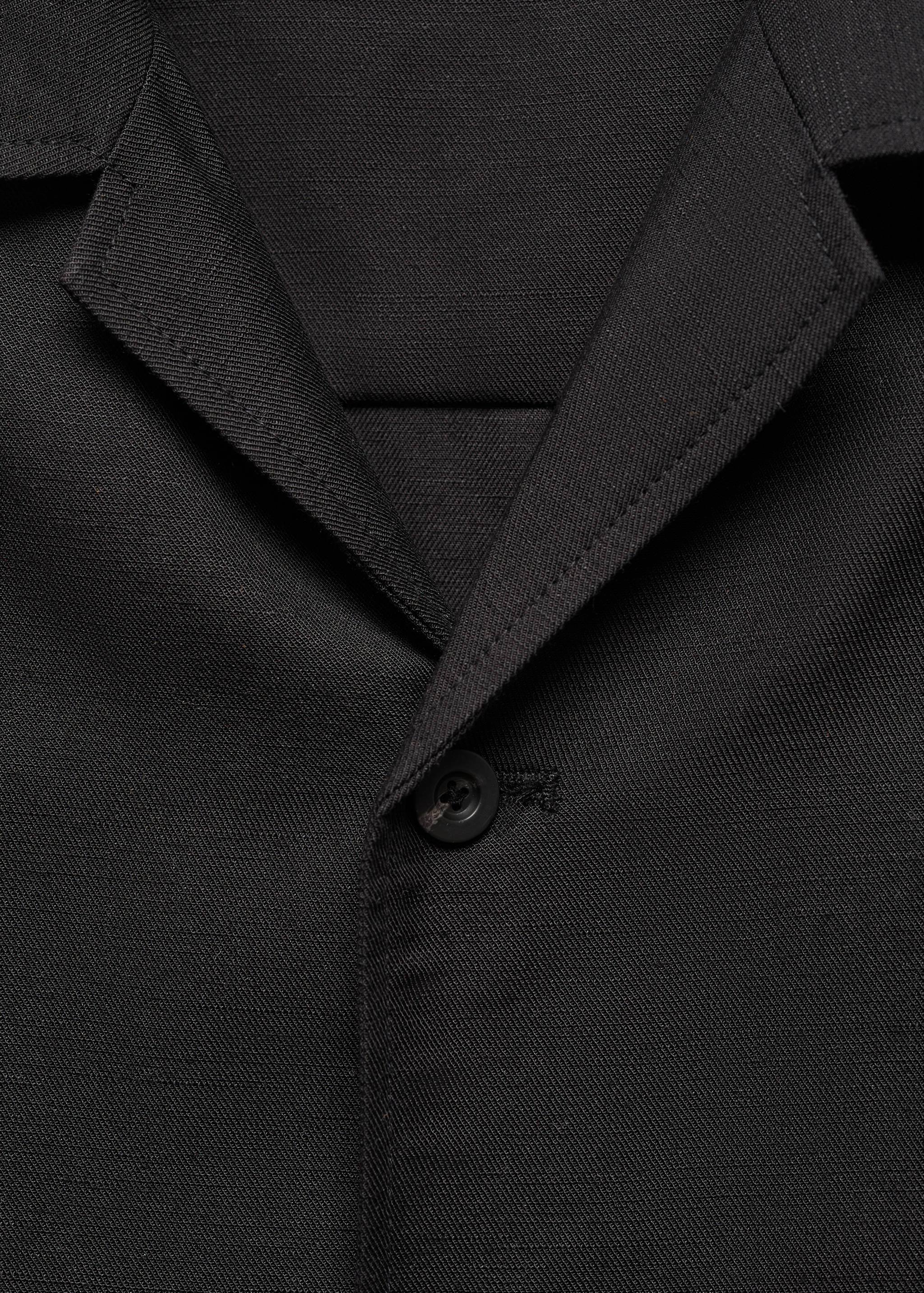 Surchemise slim-fit mélange de lin - Détail de l'article 8