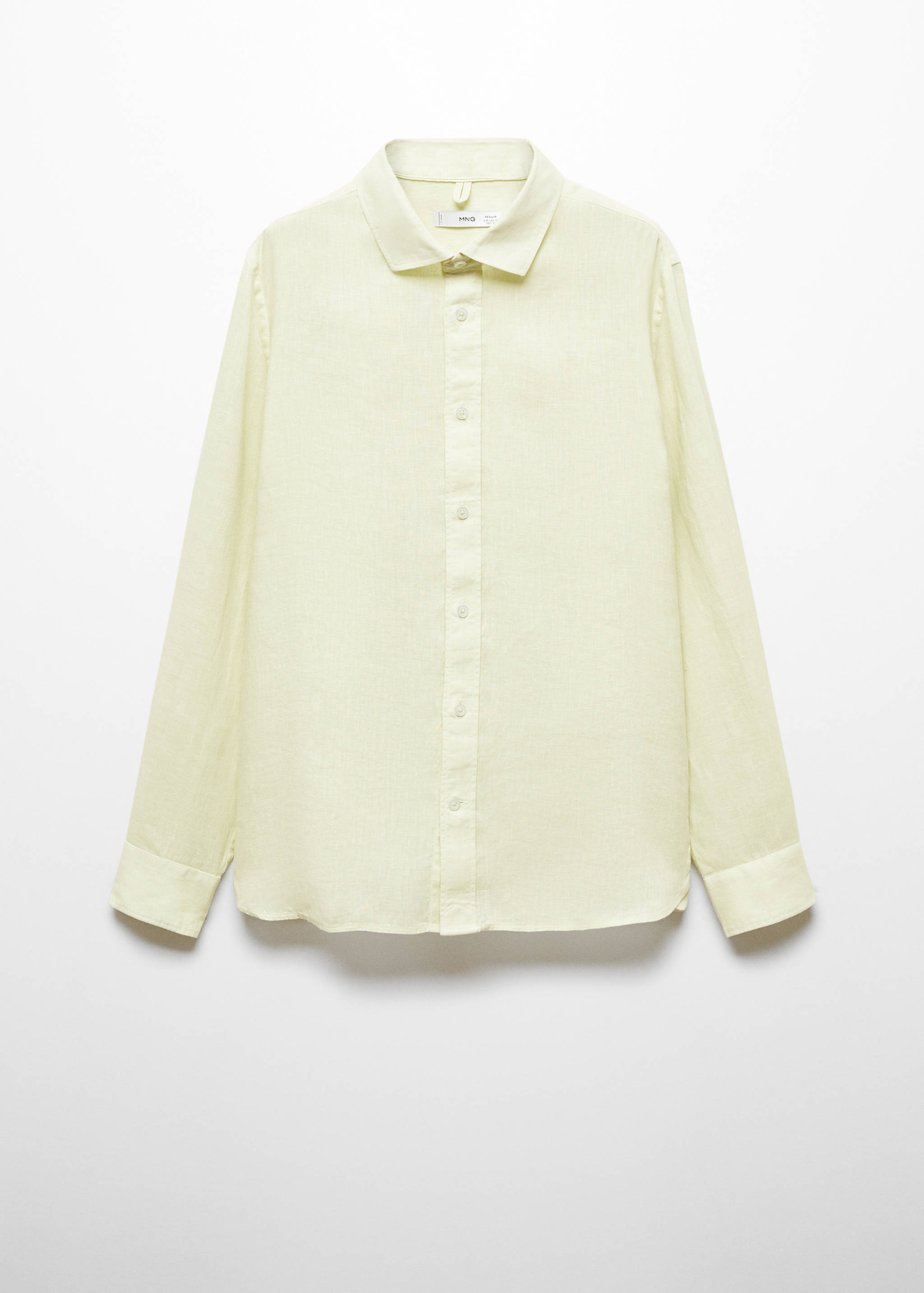 Classic fit 100% linen shirt - Article without model