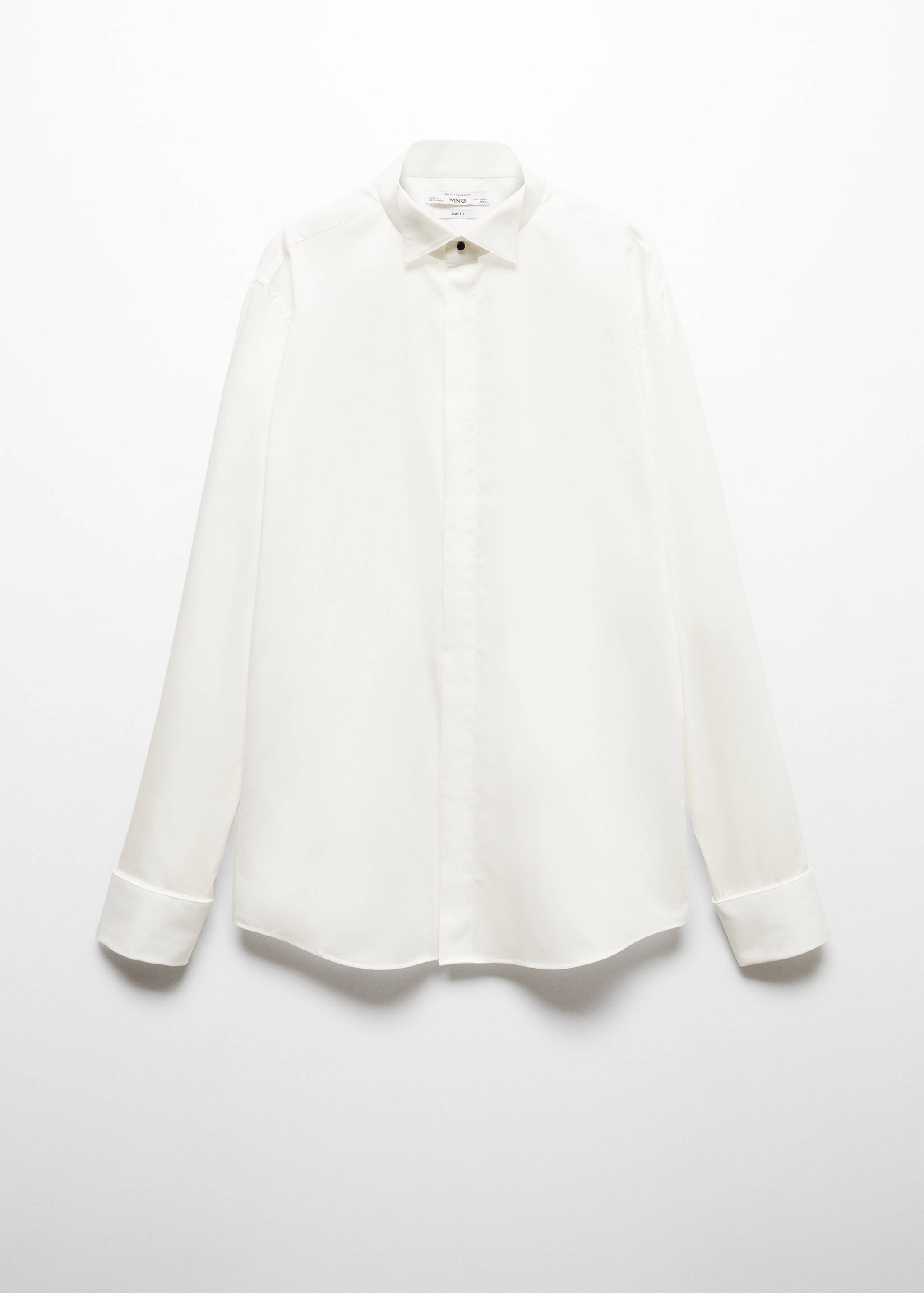 Slim-fit tuxedo shirt - Article without model