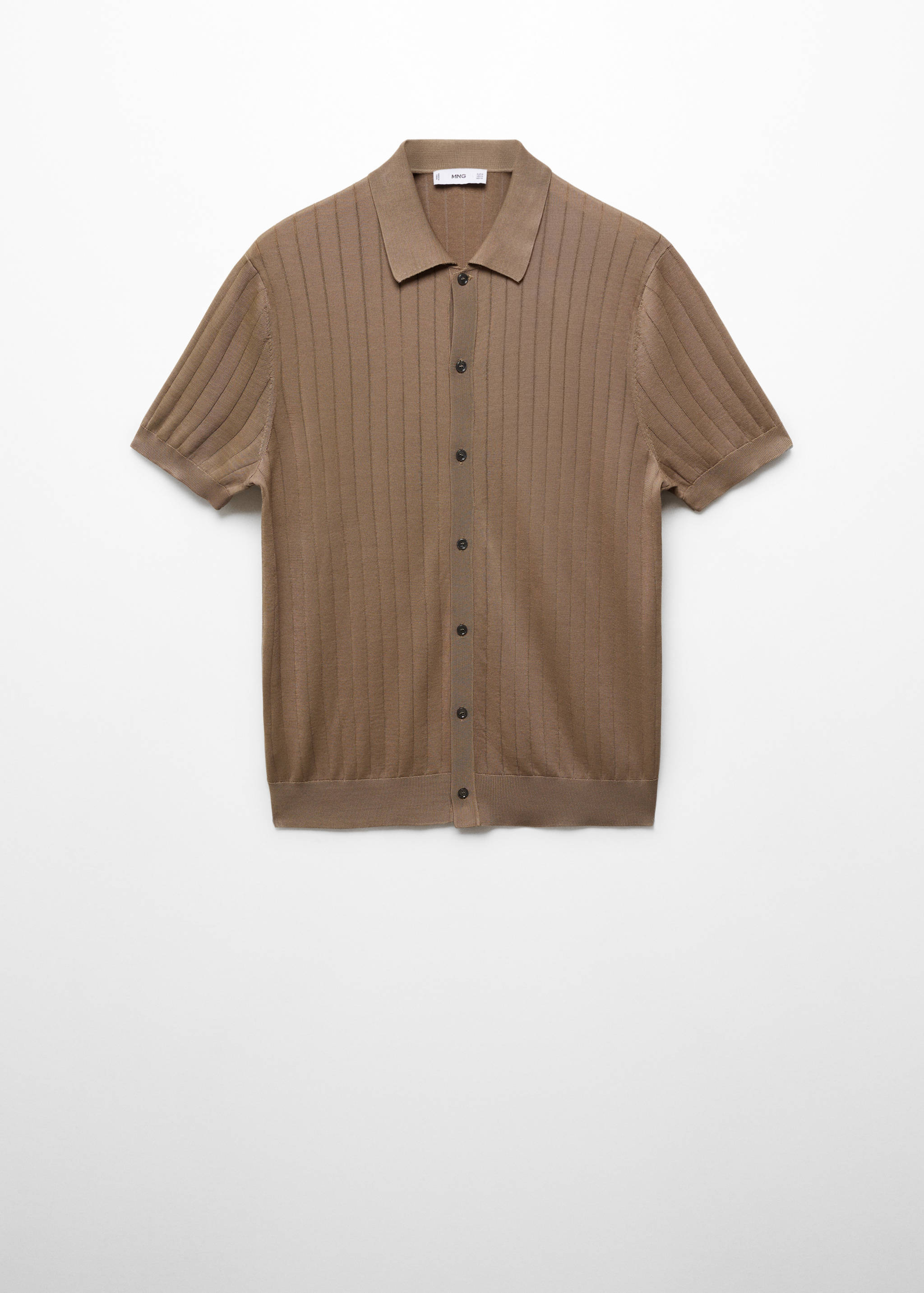 Strick-Poloshirt mit Knöpfen - Artikel ohne Model