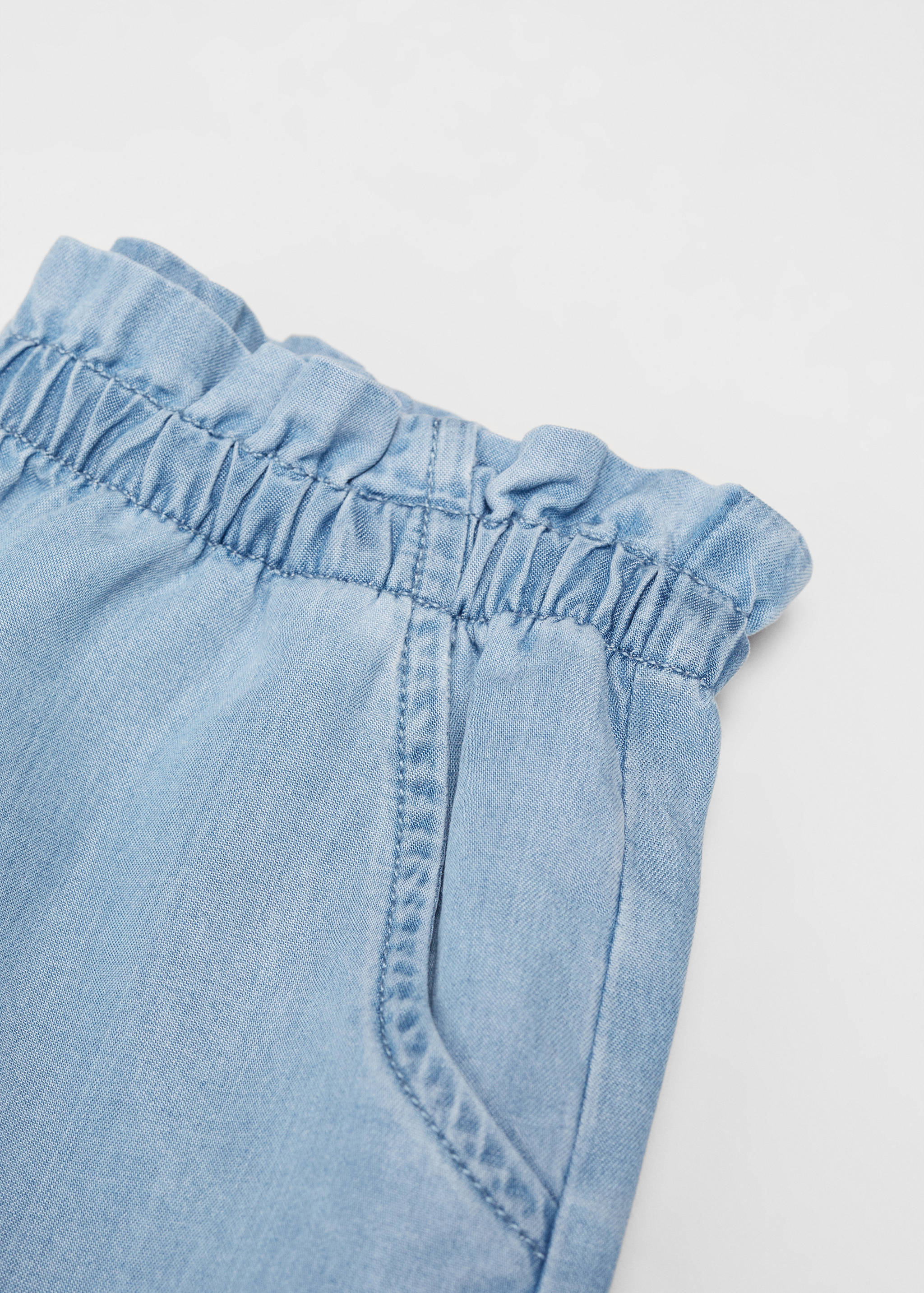 Szorty z lyocellu z elastycznym pasem - Szczegóły artykułu 8