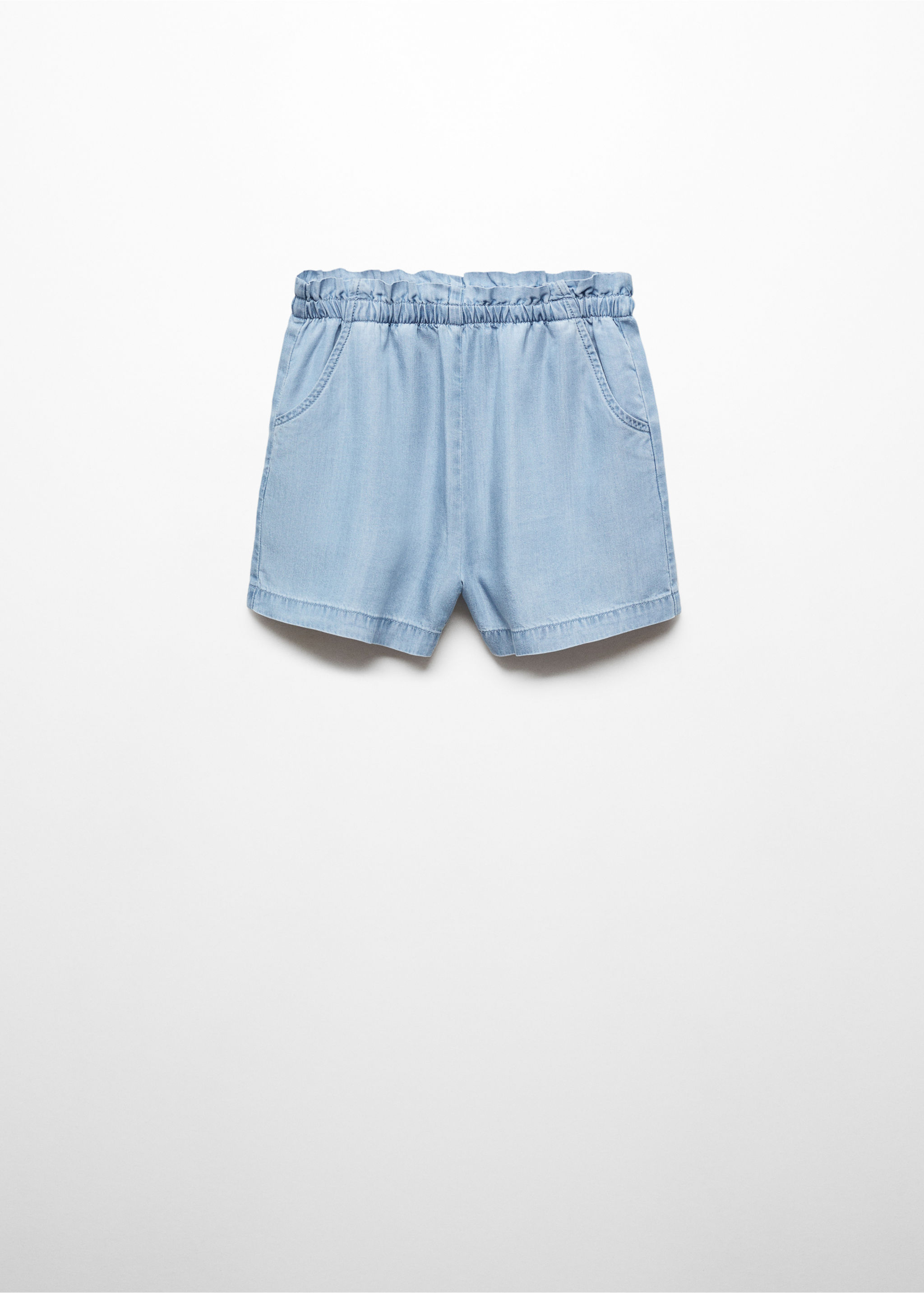 Lyocell shorts with elastic waist - Article without model