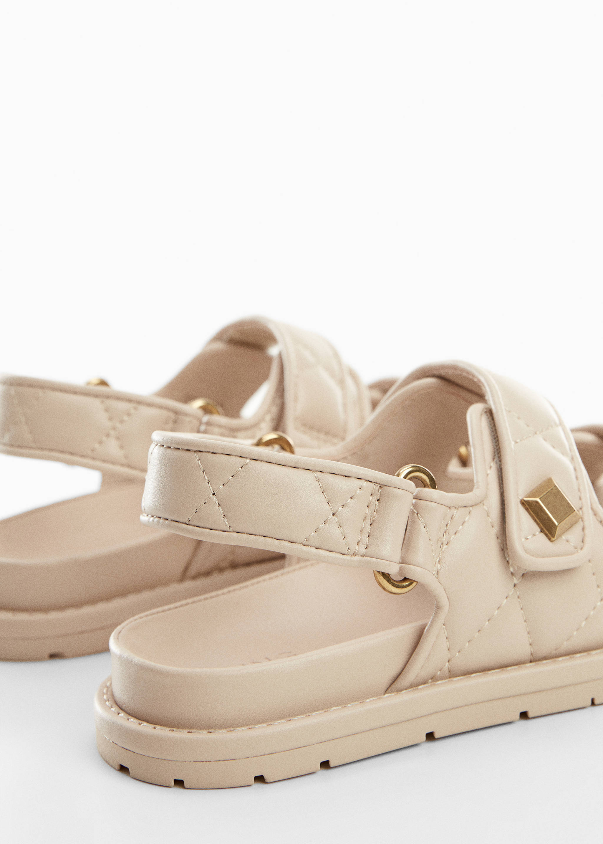 Platform quilted sandals - Details of the article 2