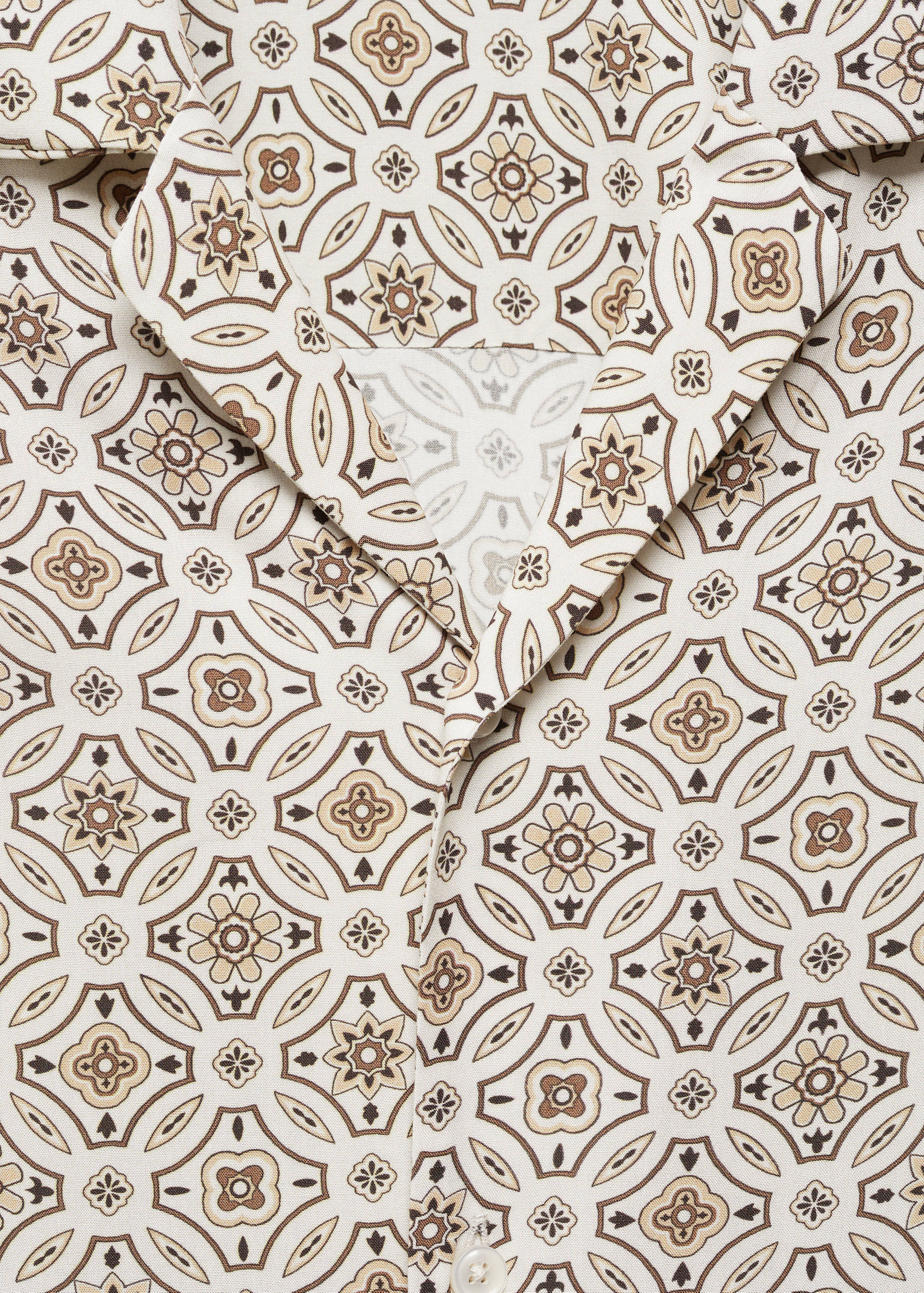 Printed fluid regular-fit shirt - Details of the article 8