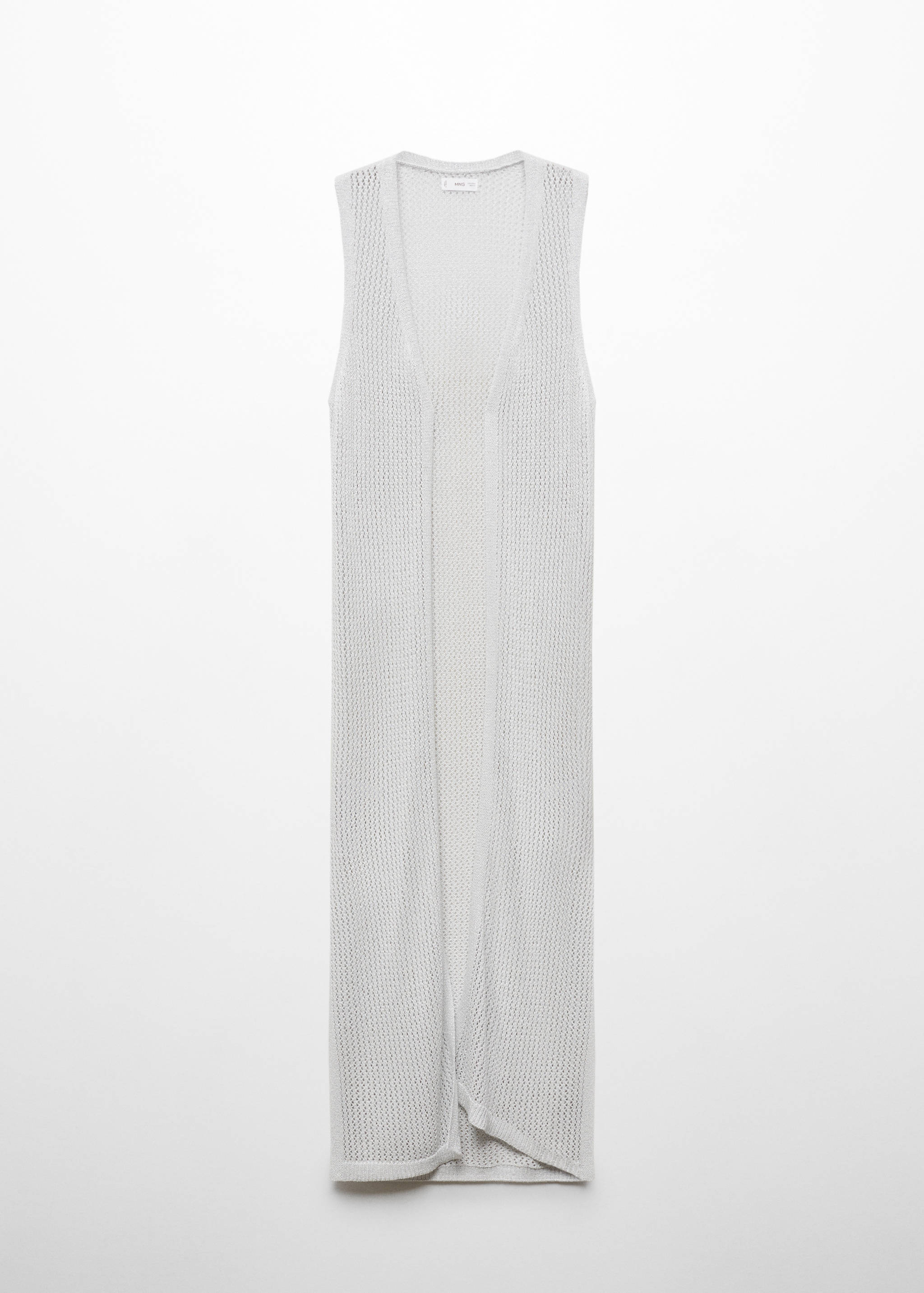 Openwork lurex waistcoat - Article without model