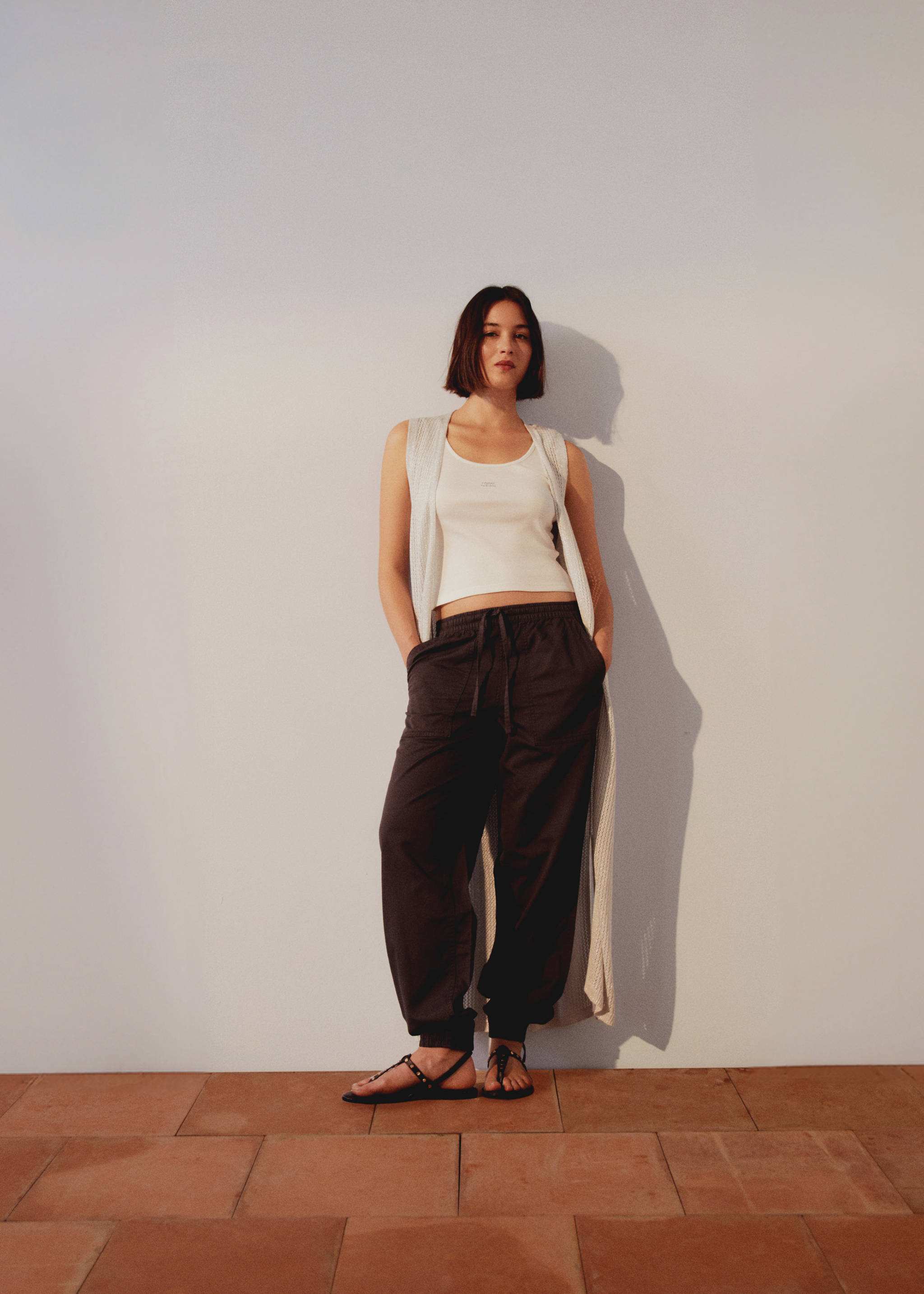 Openwork lurex waistcoat - Details of the article 5