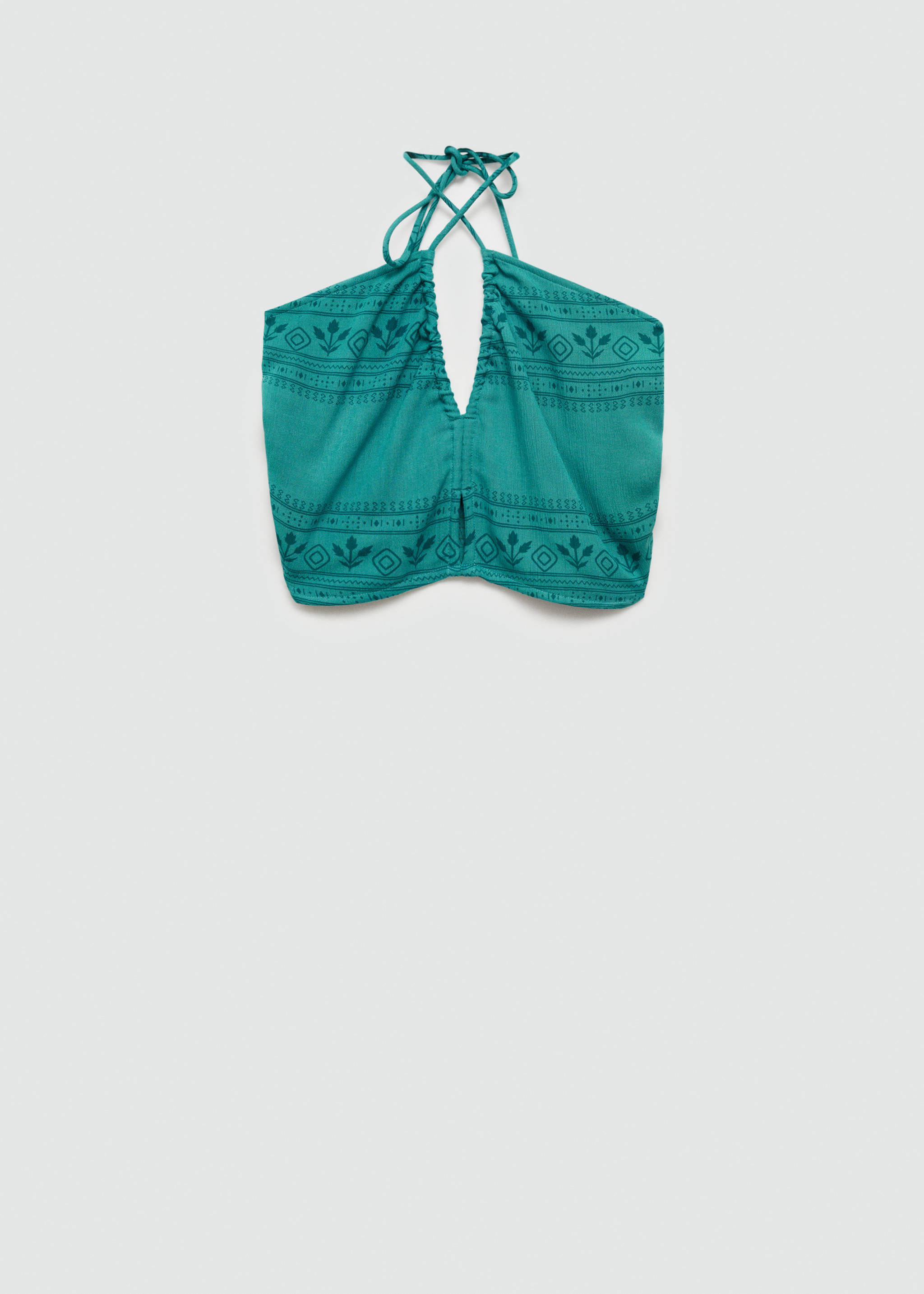 Printed crop top - Article without model