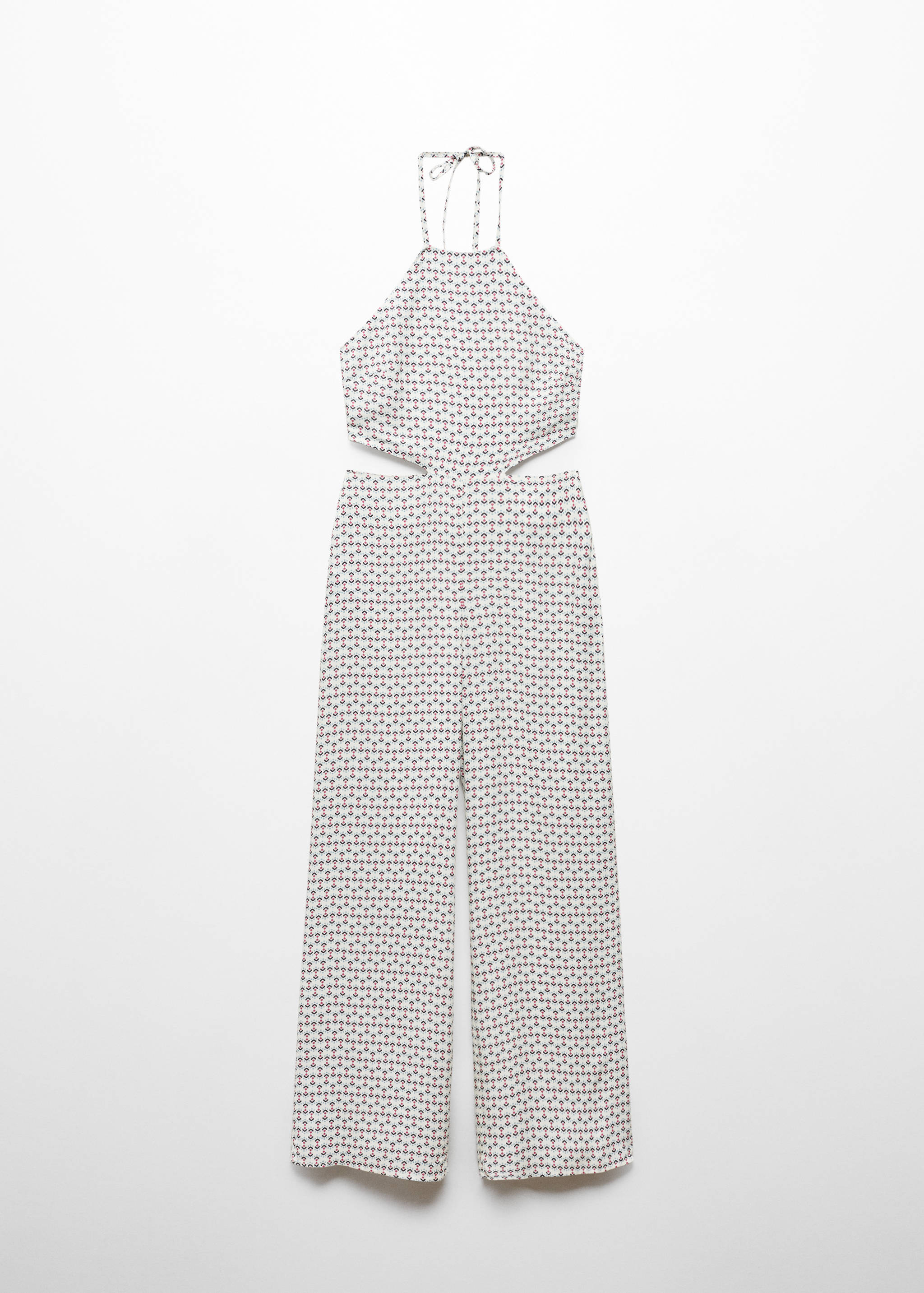 Printed jumpsuit with openings - Article without model