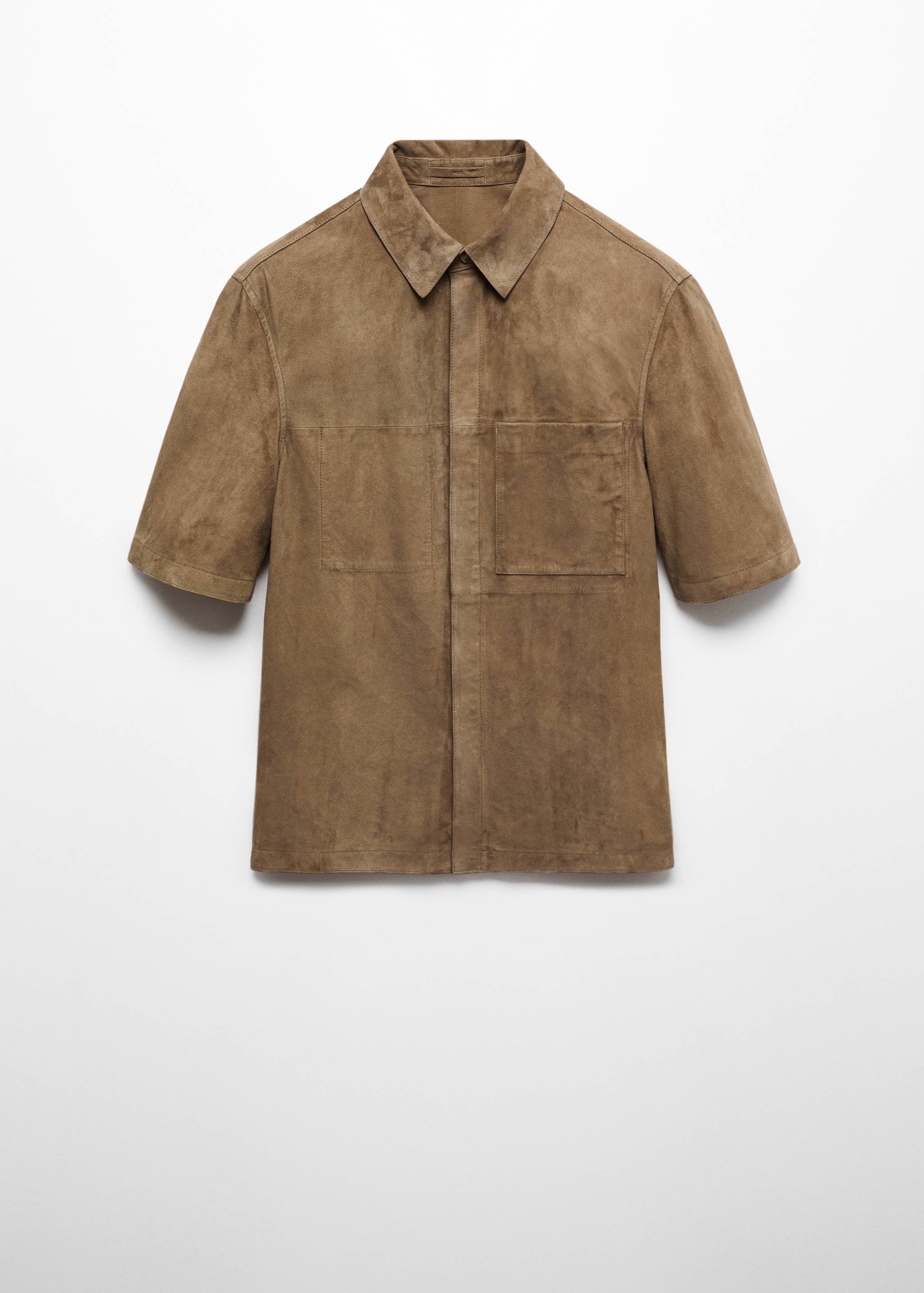 Sobrecamisa 100% pell girada butxaca - Article sense model