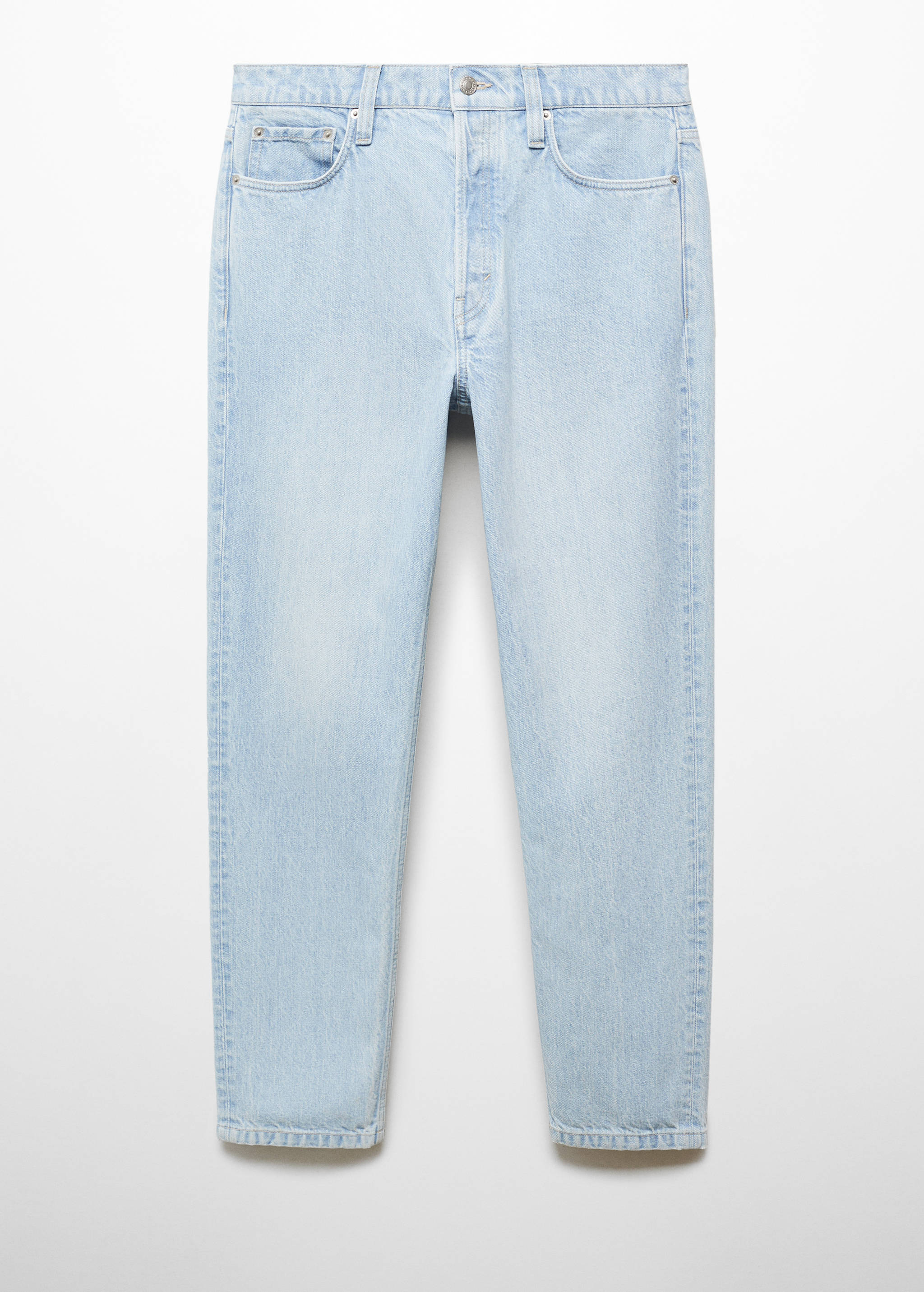 Regular-fit BERTO® Tencel™ cotton jeans - Article without model