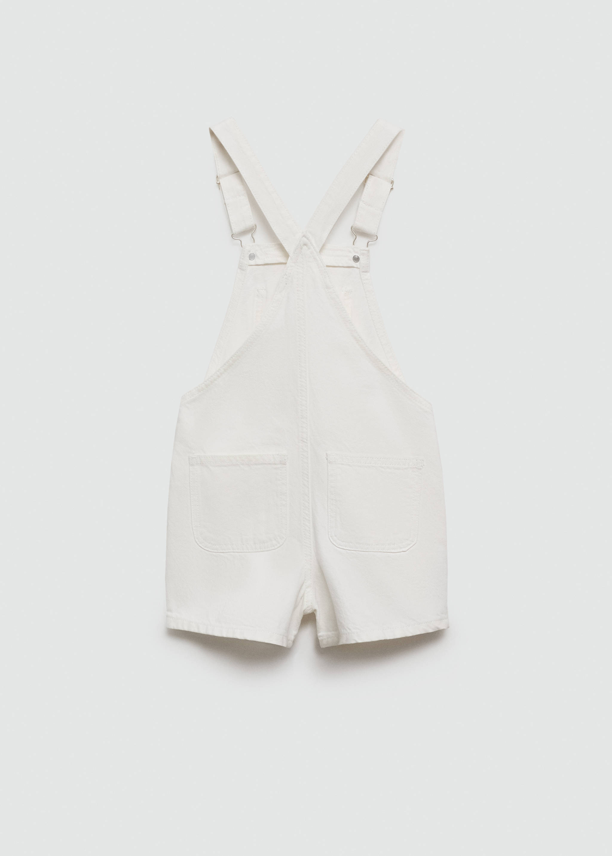 Salopette courte en jean - Verso de l’article