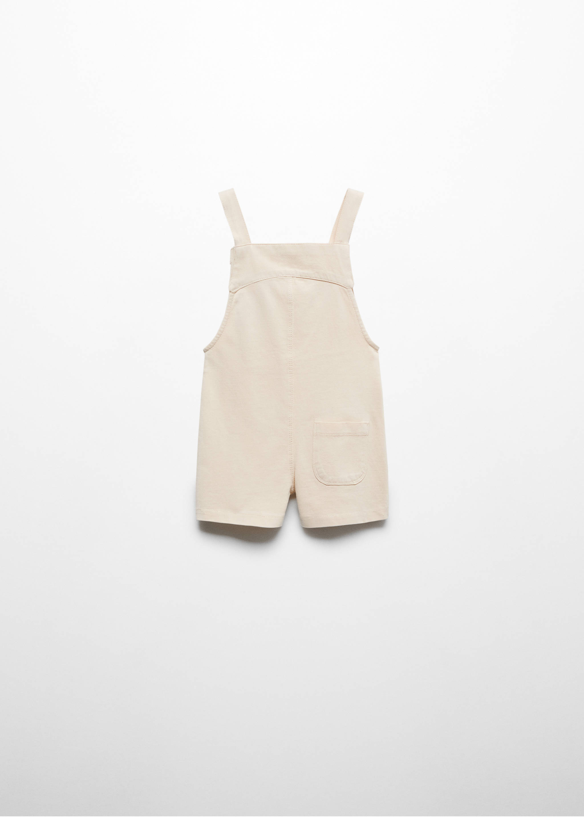 Short cotton dungarees - Reverse of the article