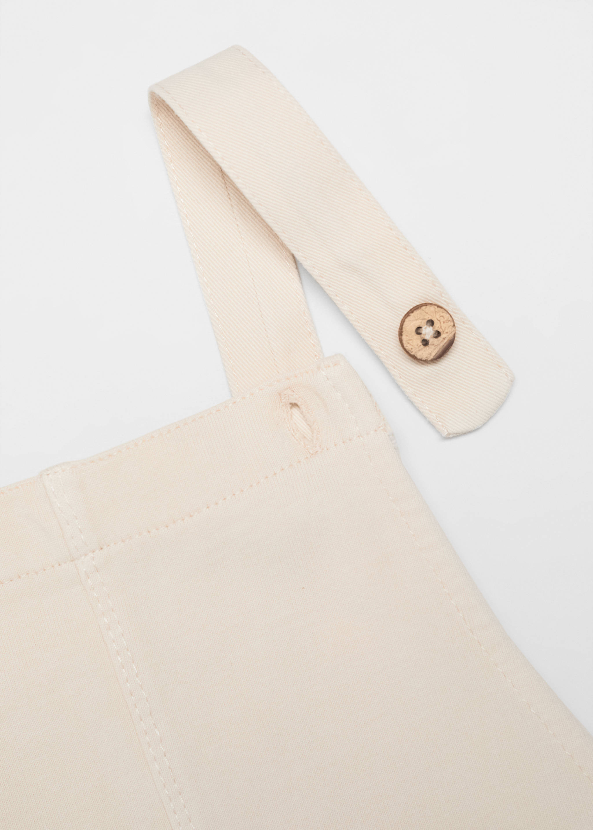 Short cotton dungarees - Details of the article 8