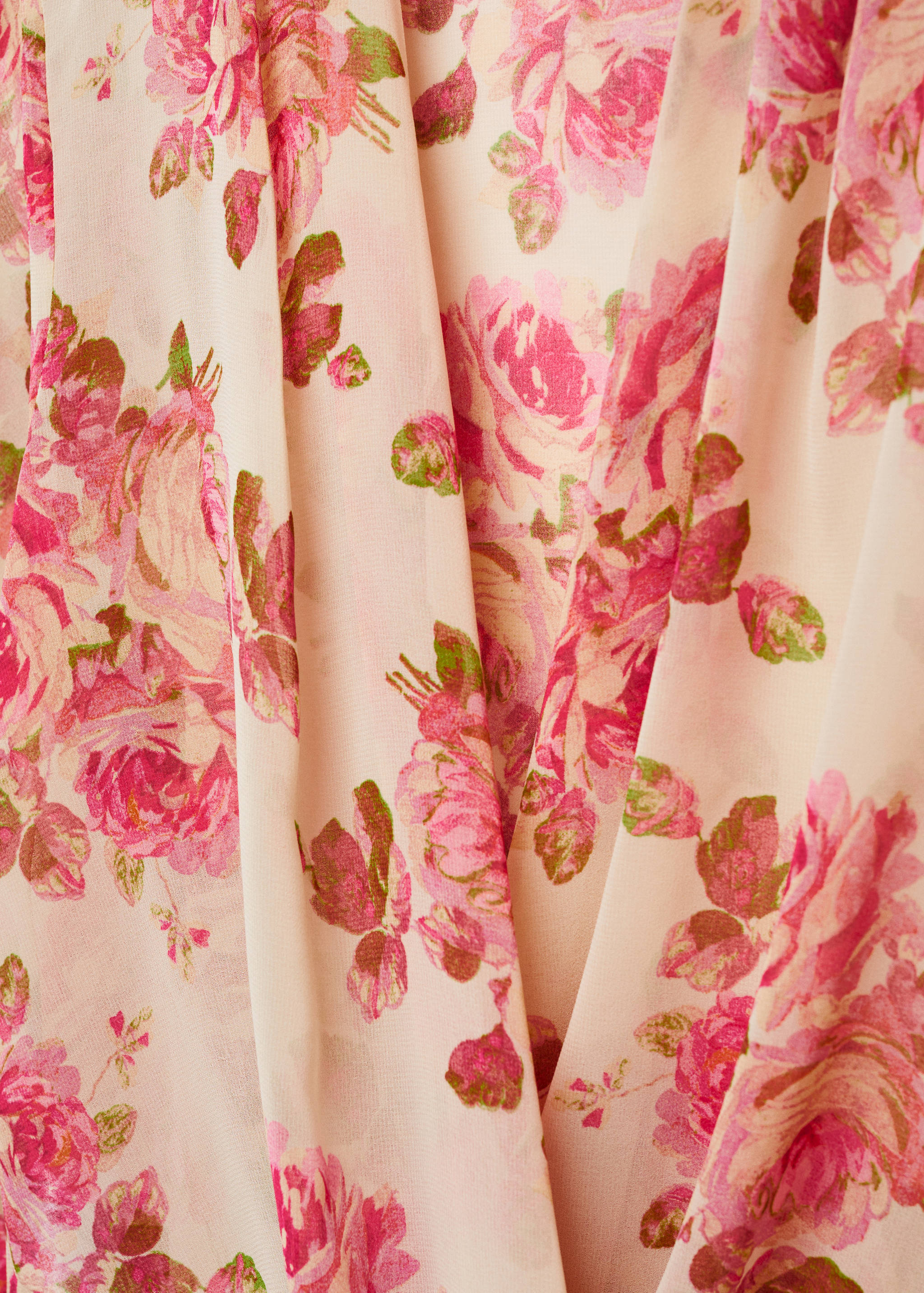 Floral print crossover blouse - Details of the article 8