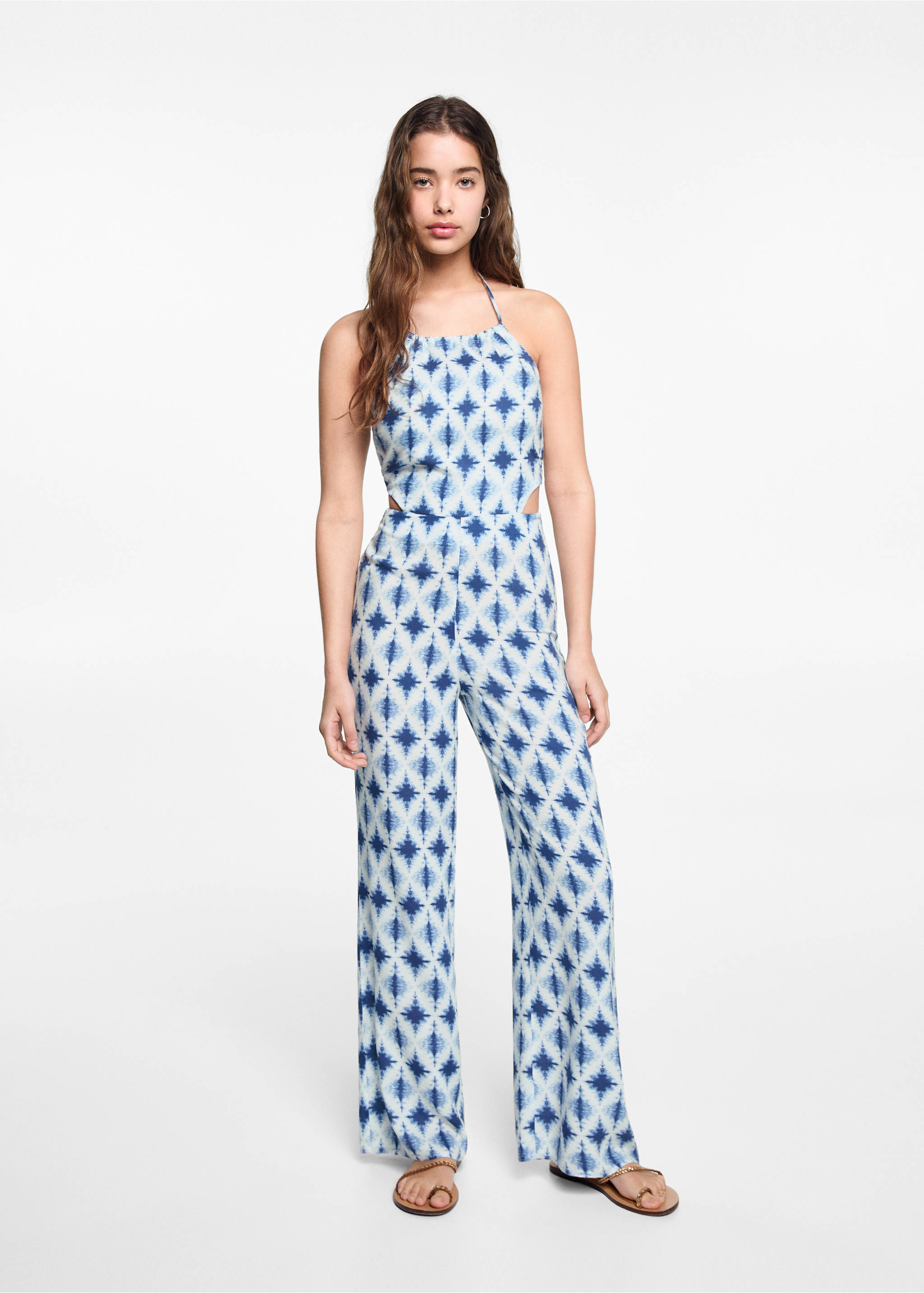 Combinaison imprimée ouvertures - Plan général, Blanc cassé. Ref: 67078272-00.