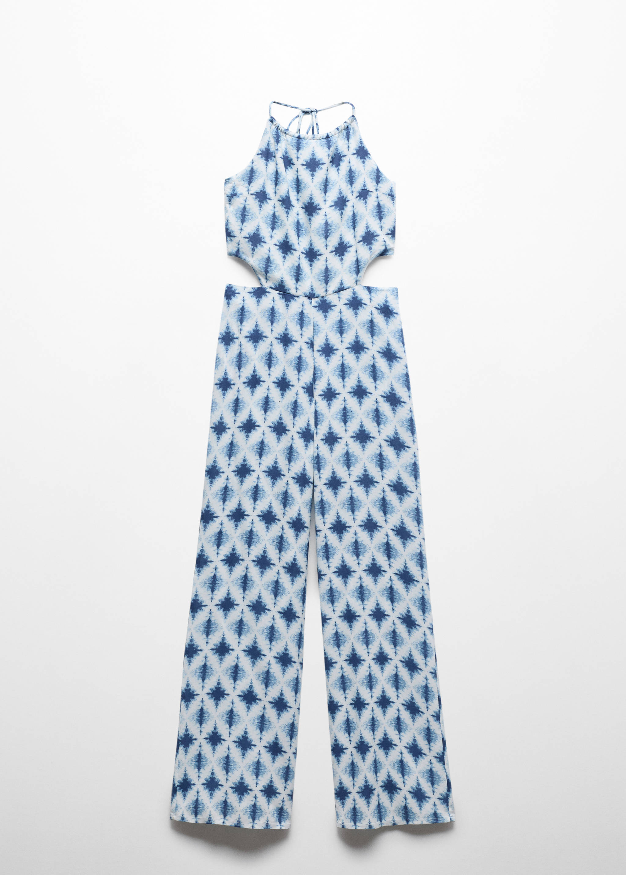 Printed jumpsuit with openings - Article without model