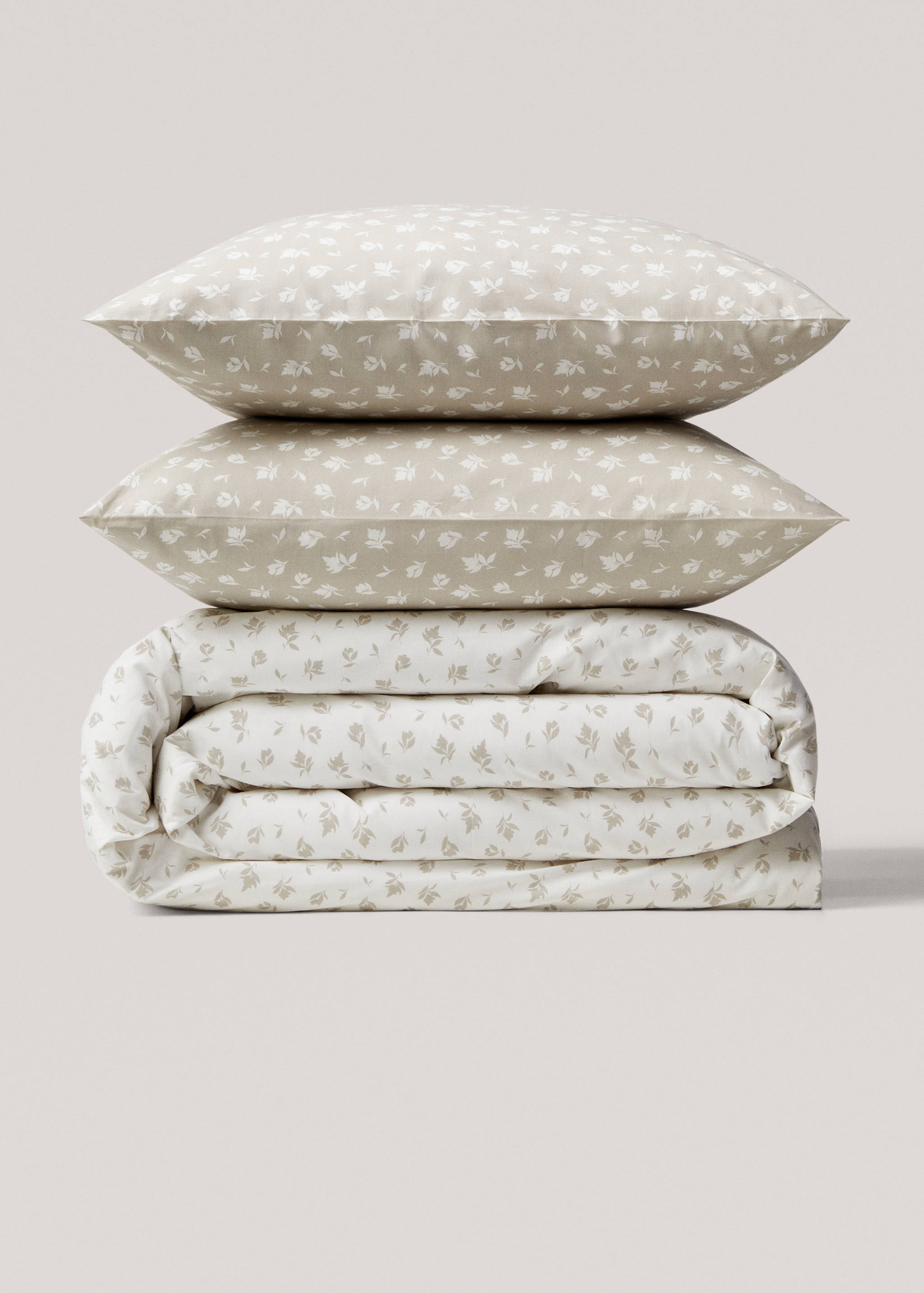 Capa de edredão de algodão às flores reversível (cama 180 cm) - Pormenor do artigo 4