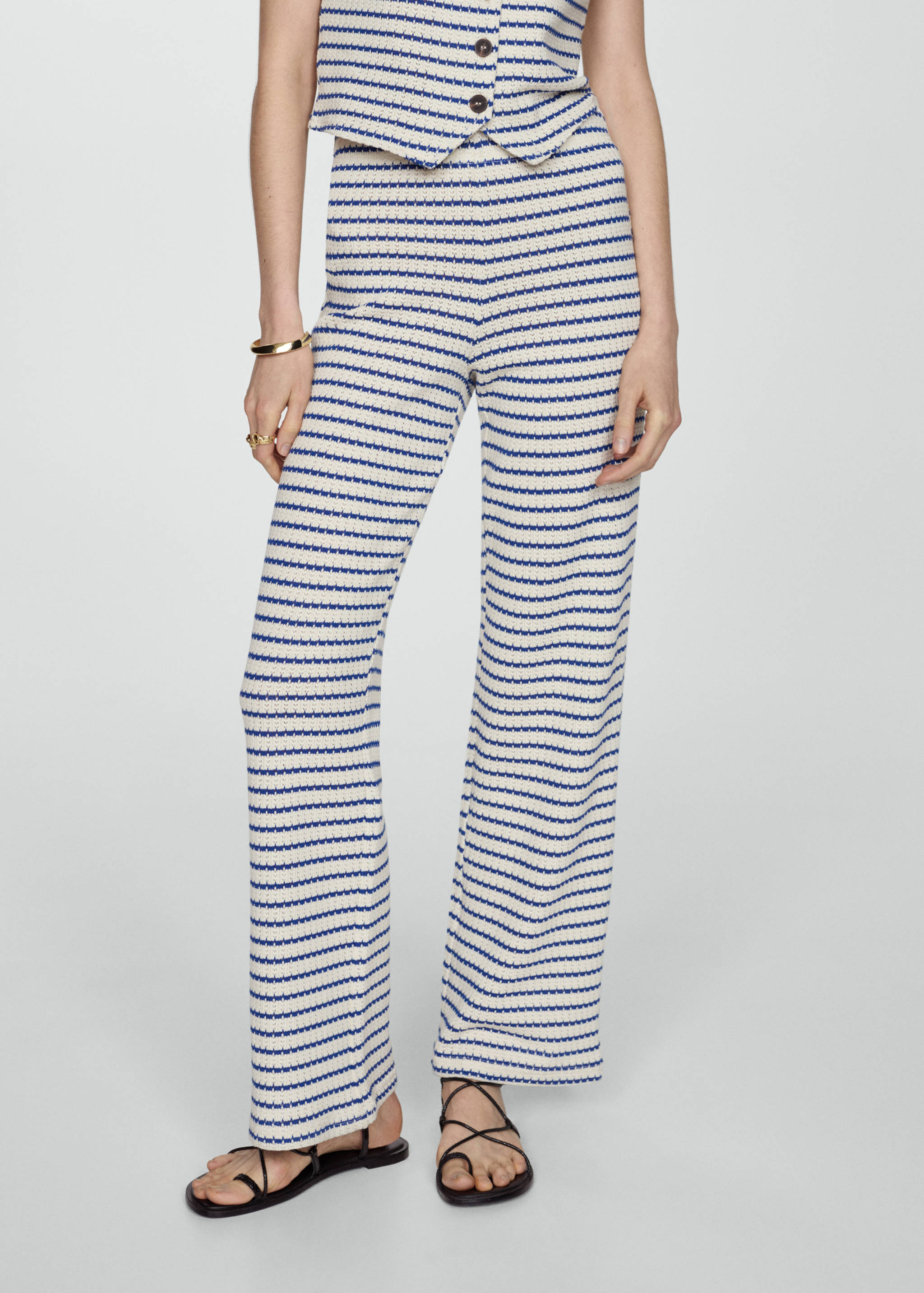 Crochet striped pants - Medium plane