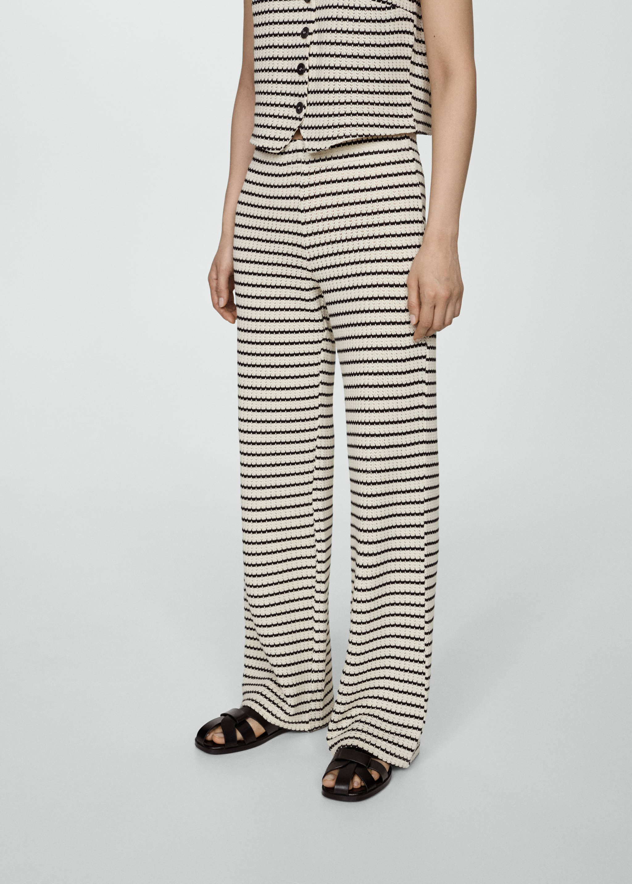 Crochet striped pants - Medium plane