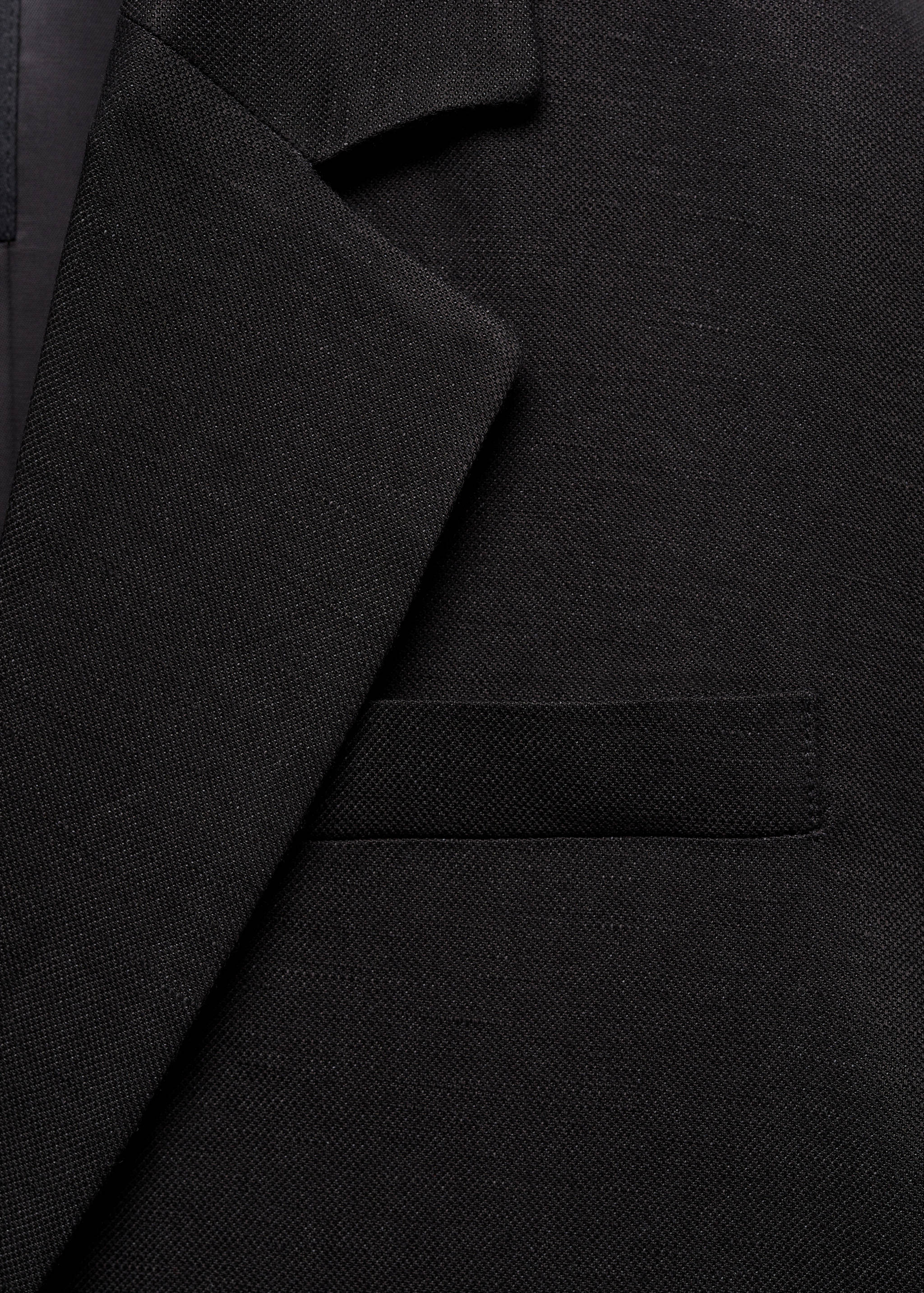 Linen jacket with buttons - Details of the article 8