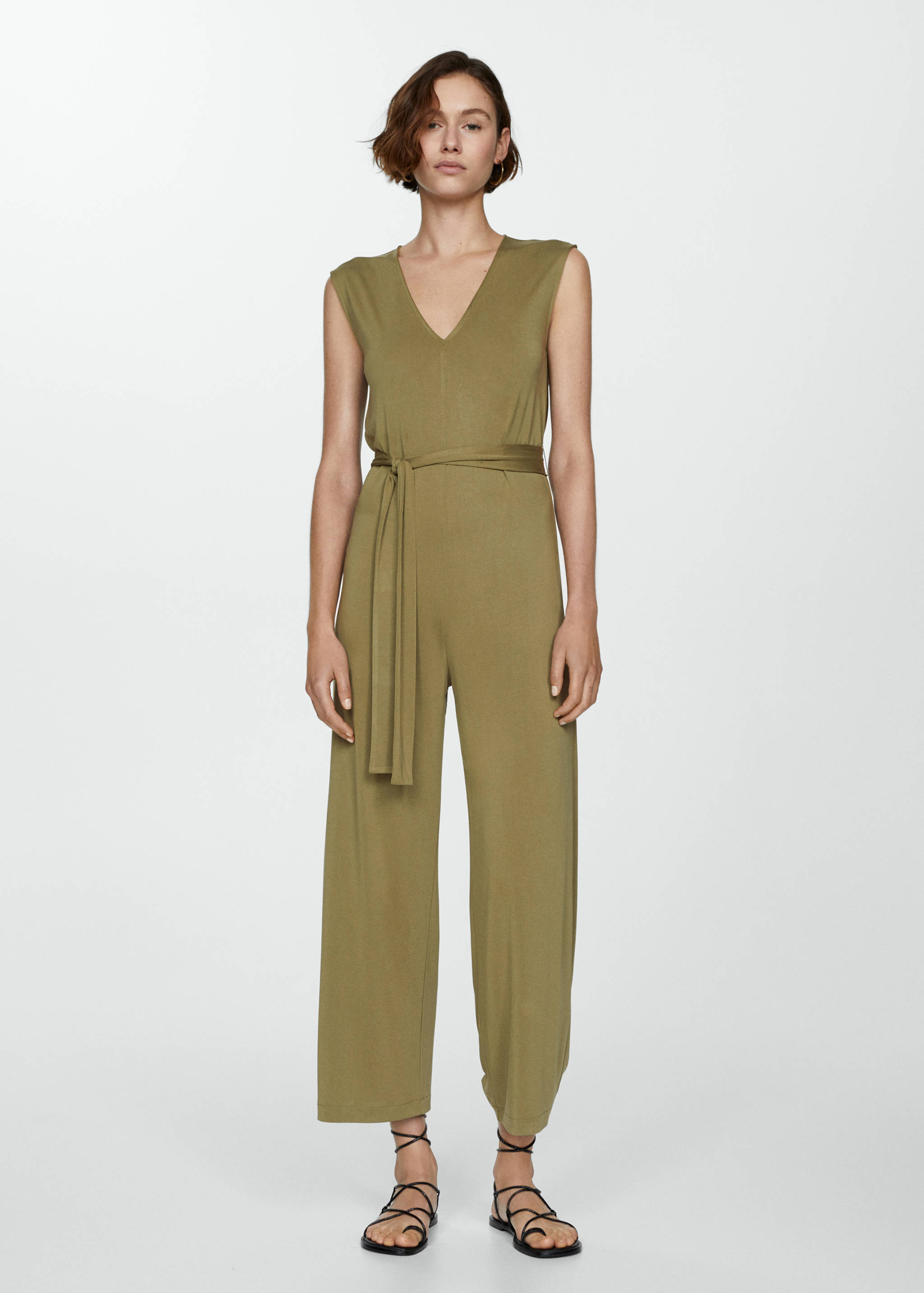 Bow long jumpsuit - General plane