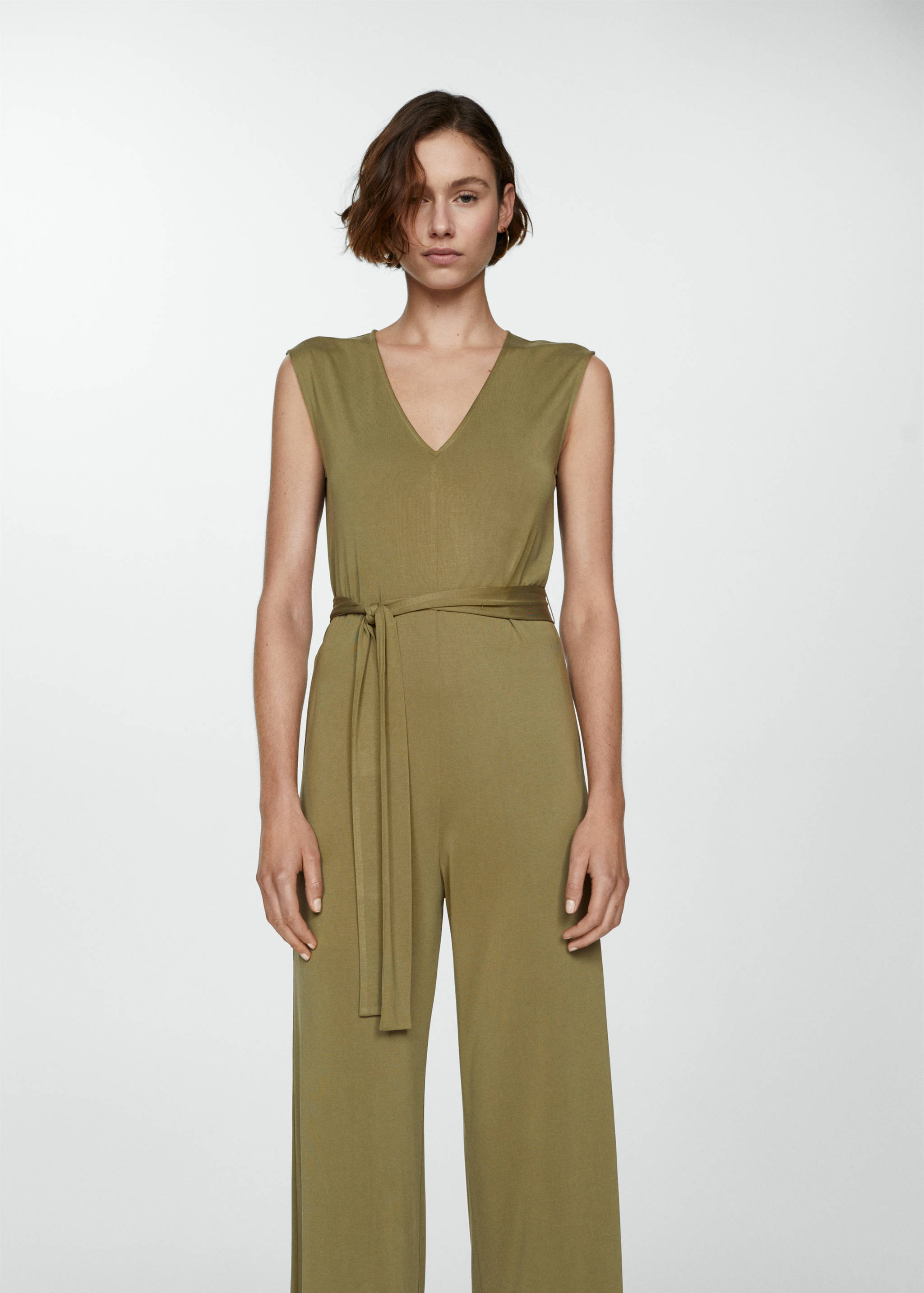 Bow long jumpsuit - Medium plane
