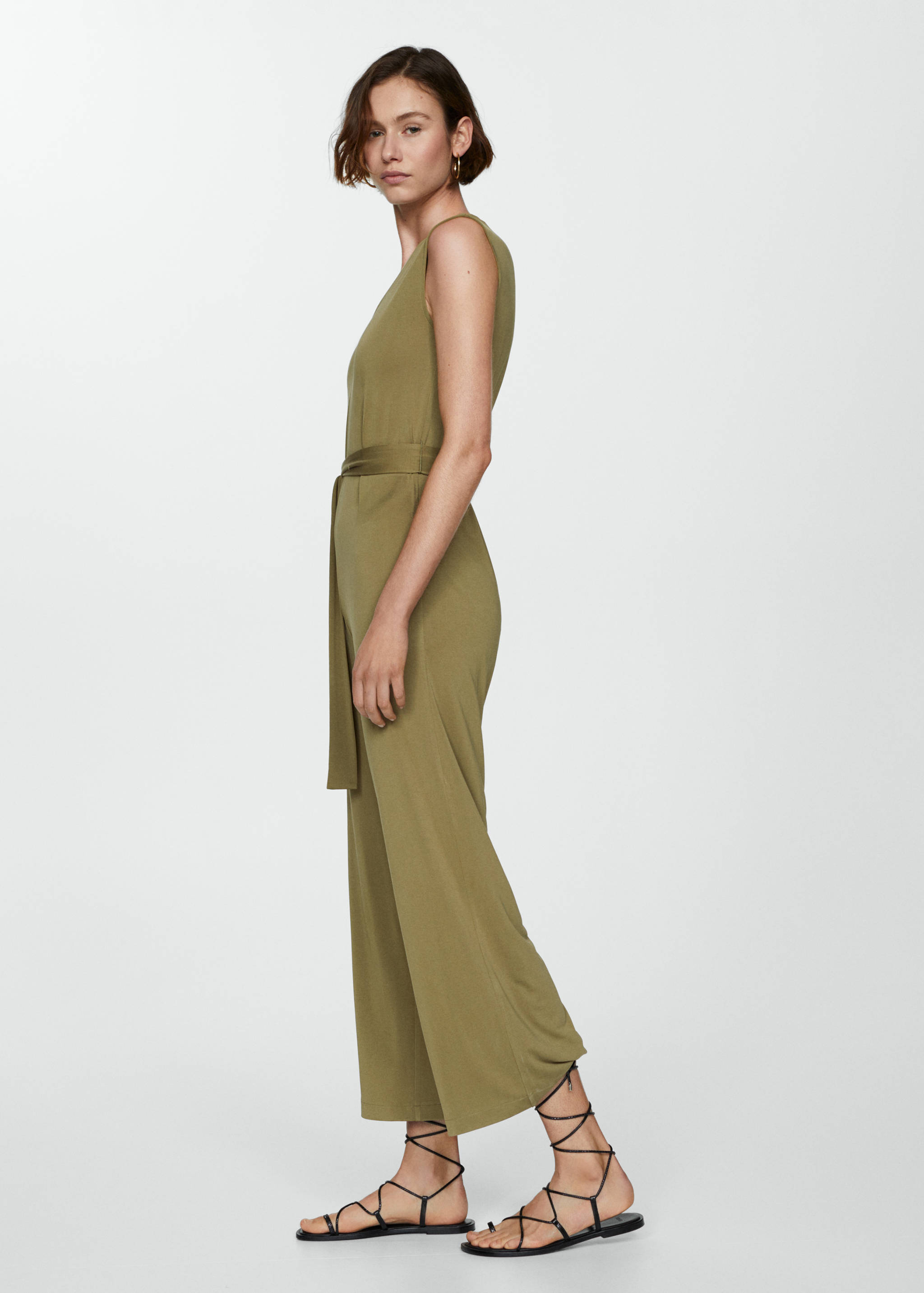 Bow long jumpsuit - Details of the article 2