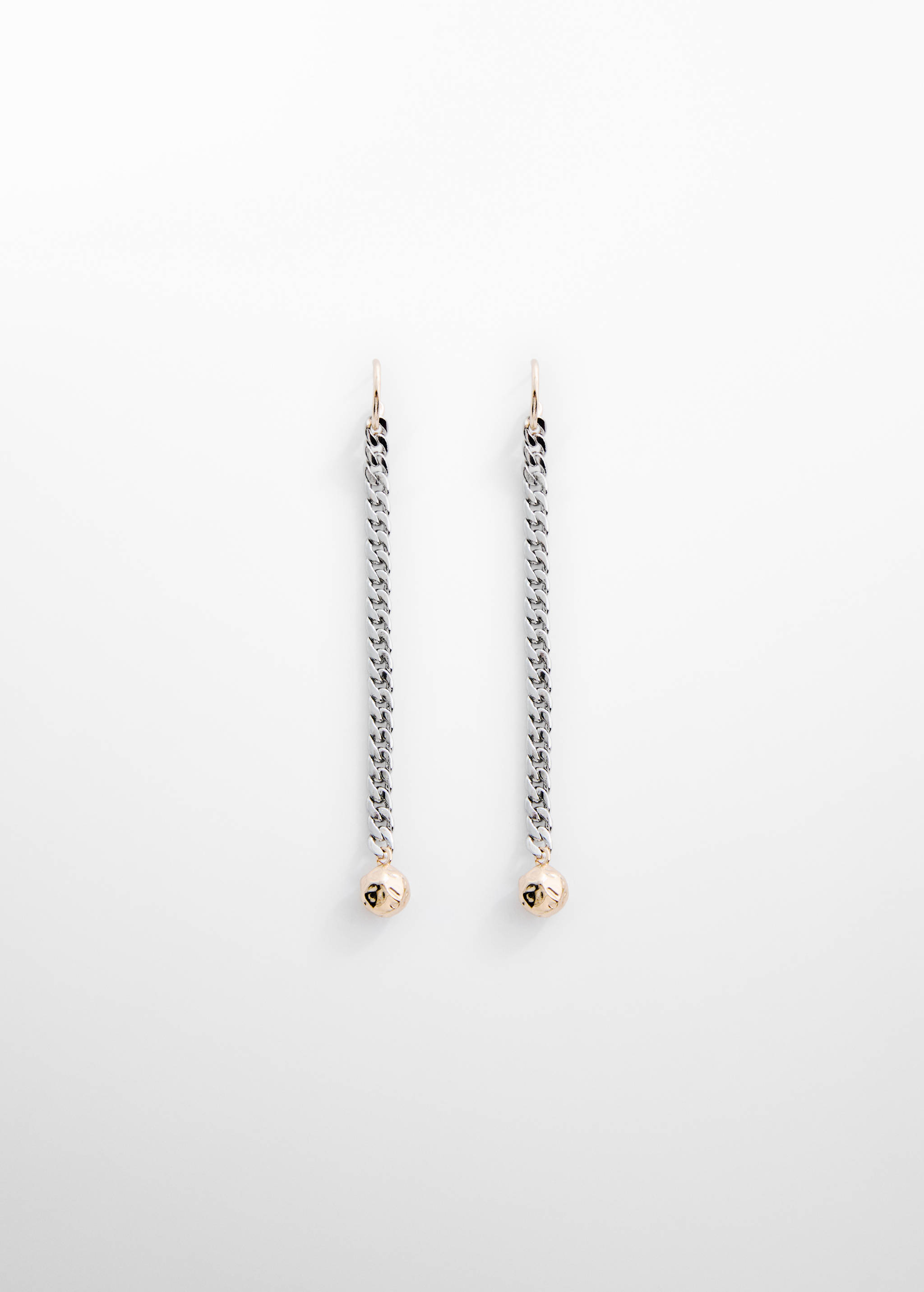 Long-bead chain earrings - Article without model