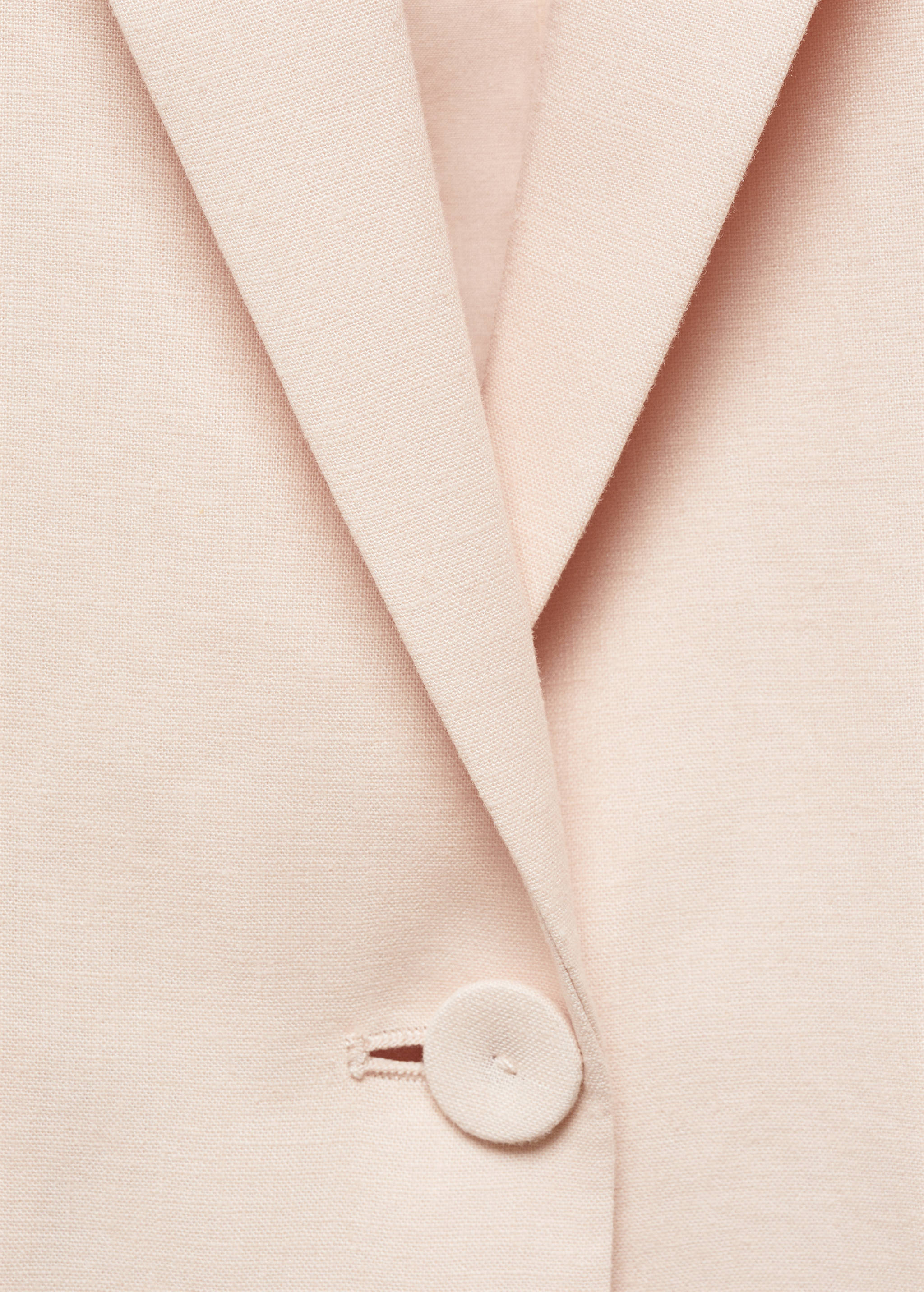 Leinenblazer mit geknöpften Manschetten - Detail des Artikels 8