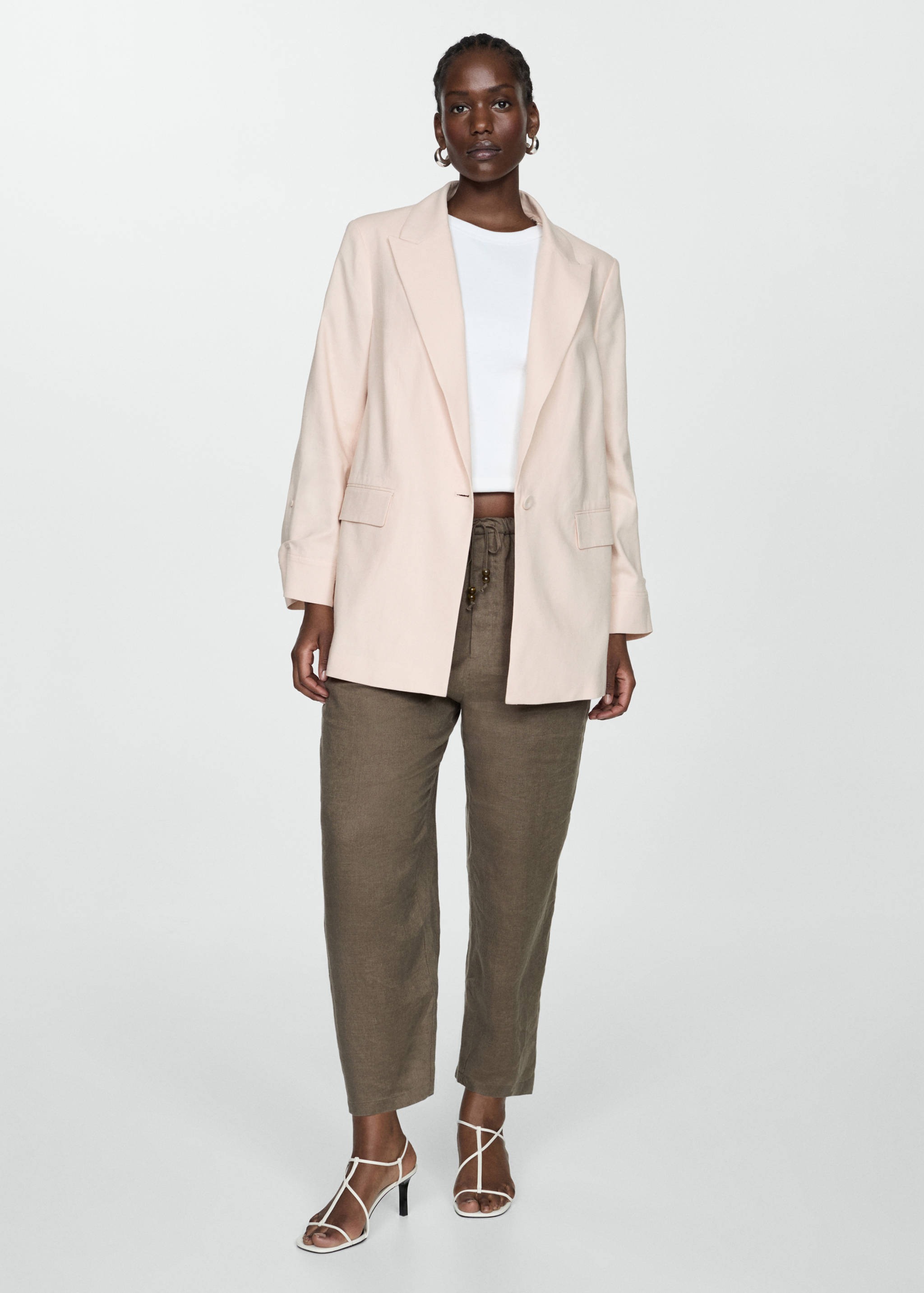 Leinenblazer mit geknöpften Manschetten - Detail des Artikels 3