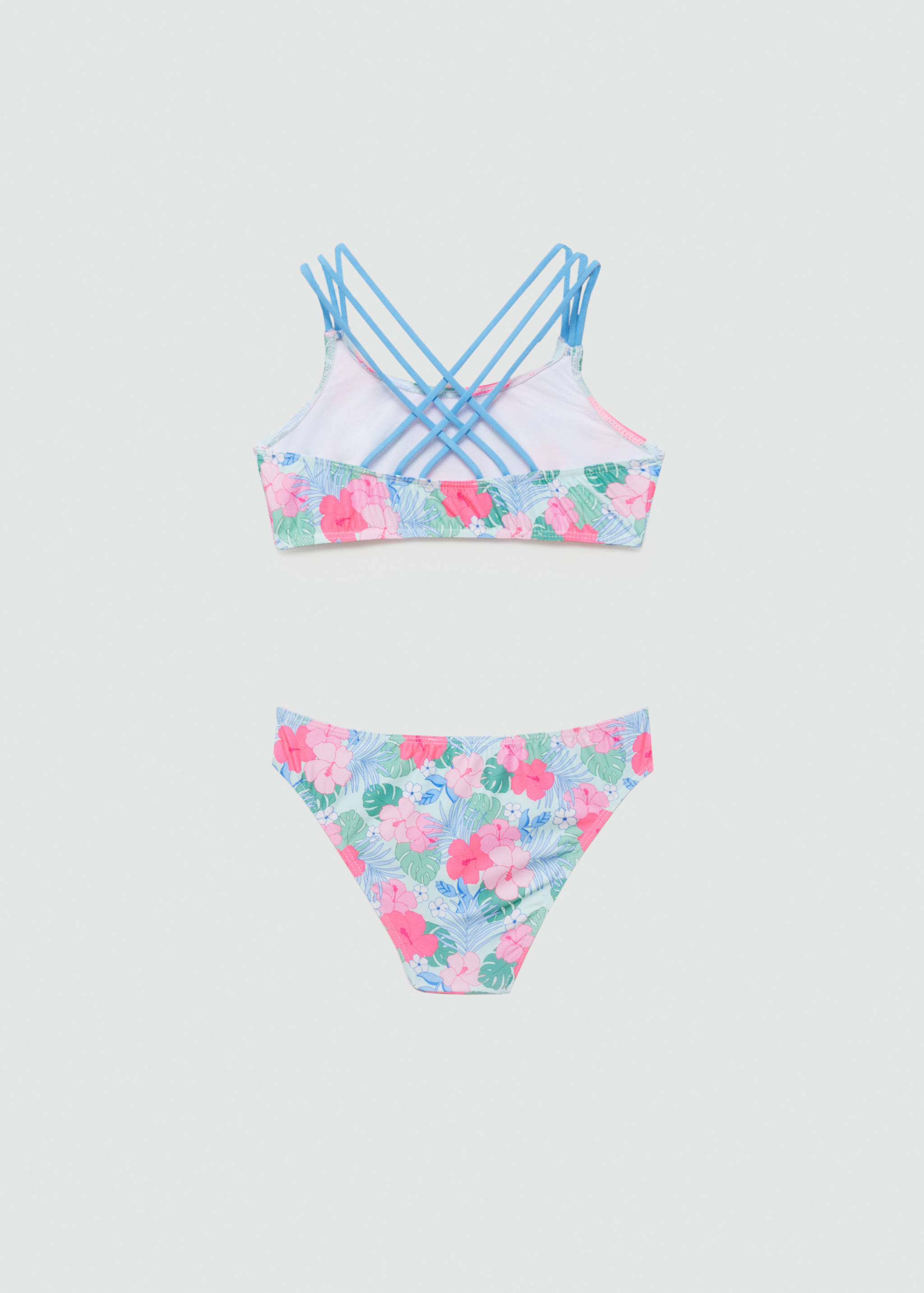 Floral print bikini - Reverse of the article