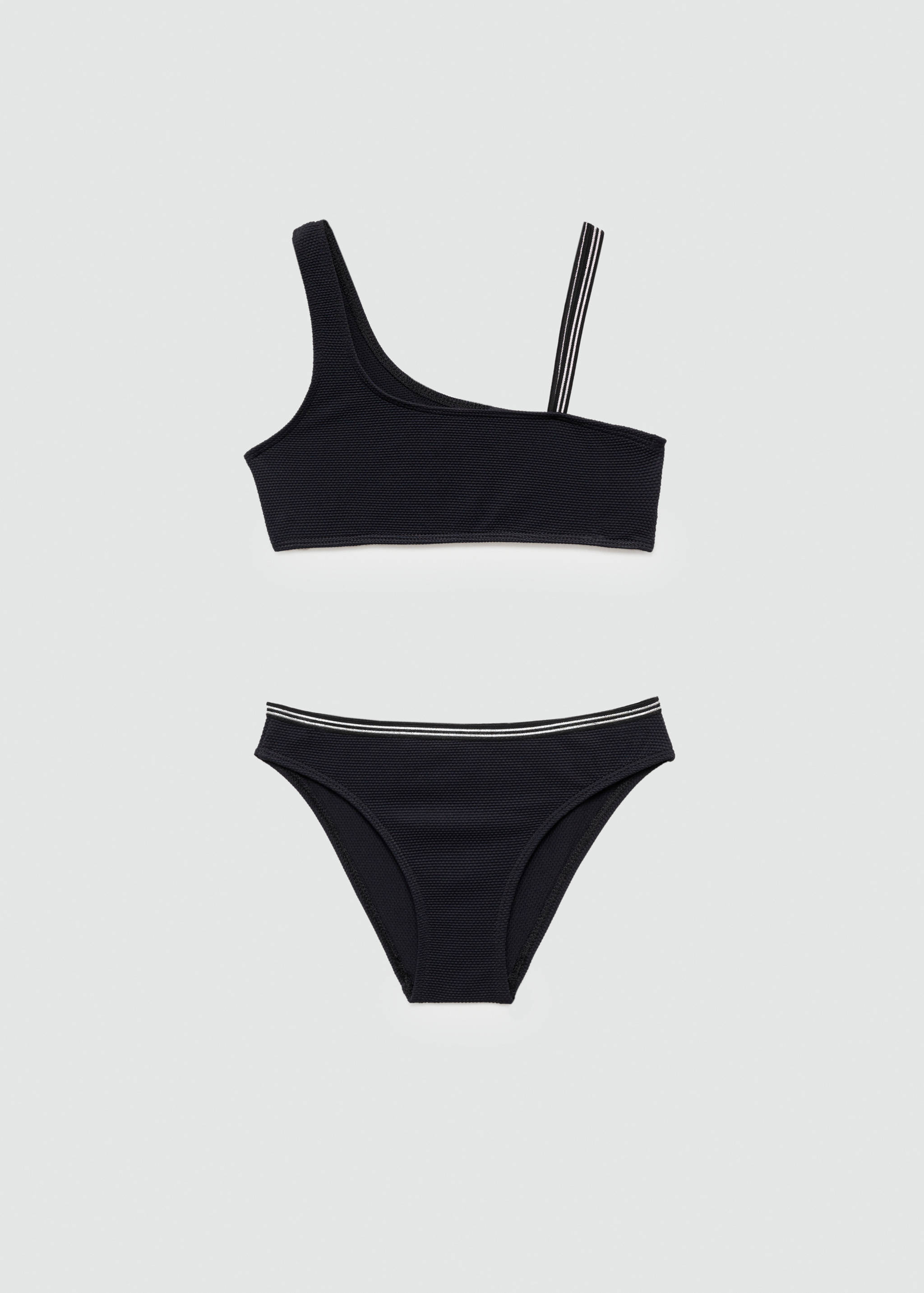 Asymmetrischer Bikini mit Textur - Artikel ohne Model