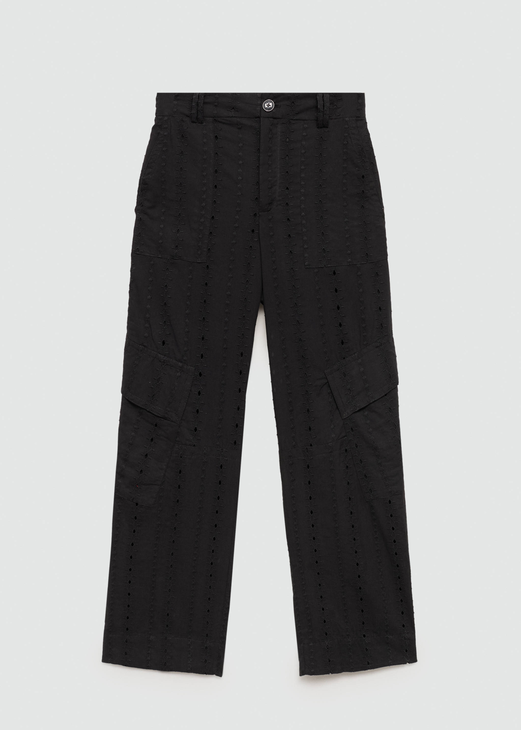 Embroidered cargo pants - Article without model